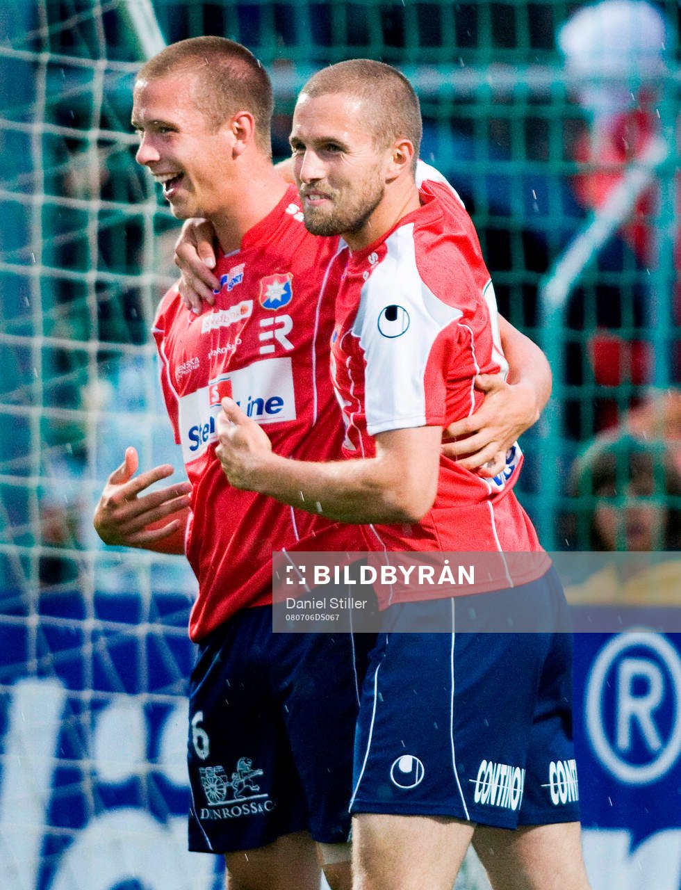 Alexander Mellqvist och Patrik Elmander, Örgryte. Glädje,