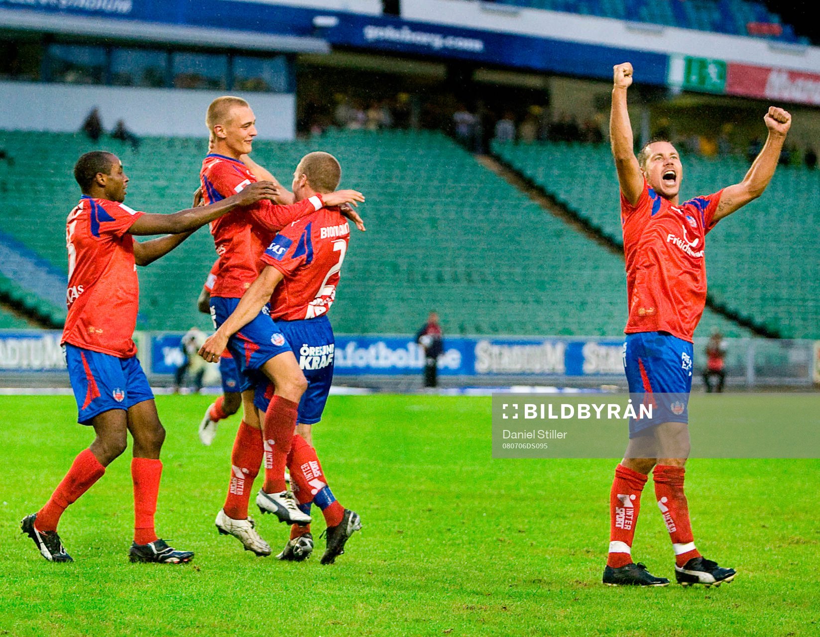 Christoffer Andersson. Jubel. Marcus Lantz, Isaak Chansa,