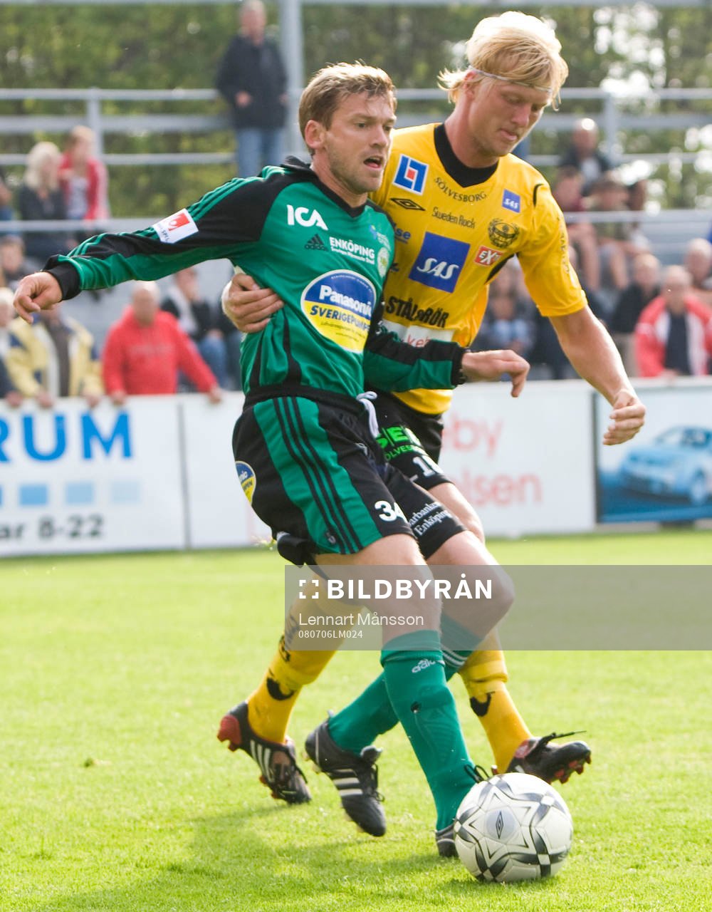 Jesper Blomqvist, Enköping och Robin Cederberg, Mjällby