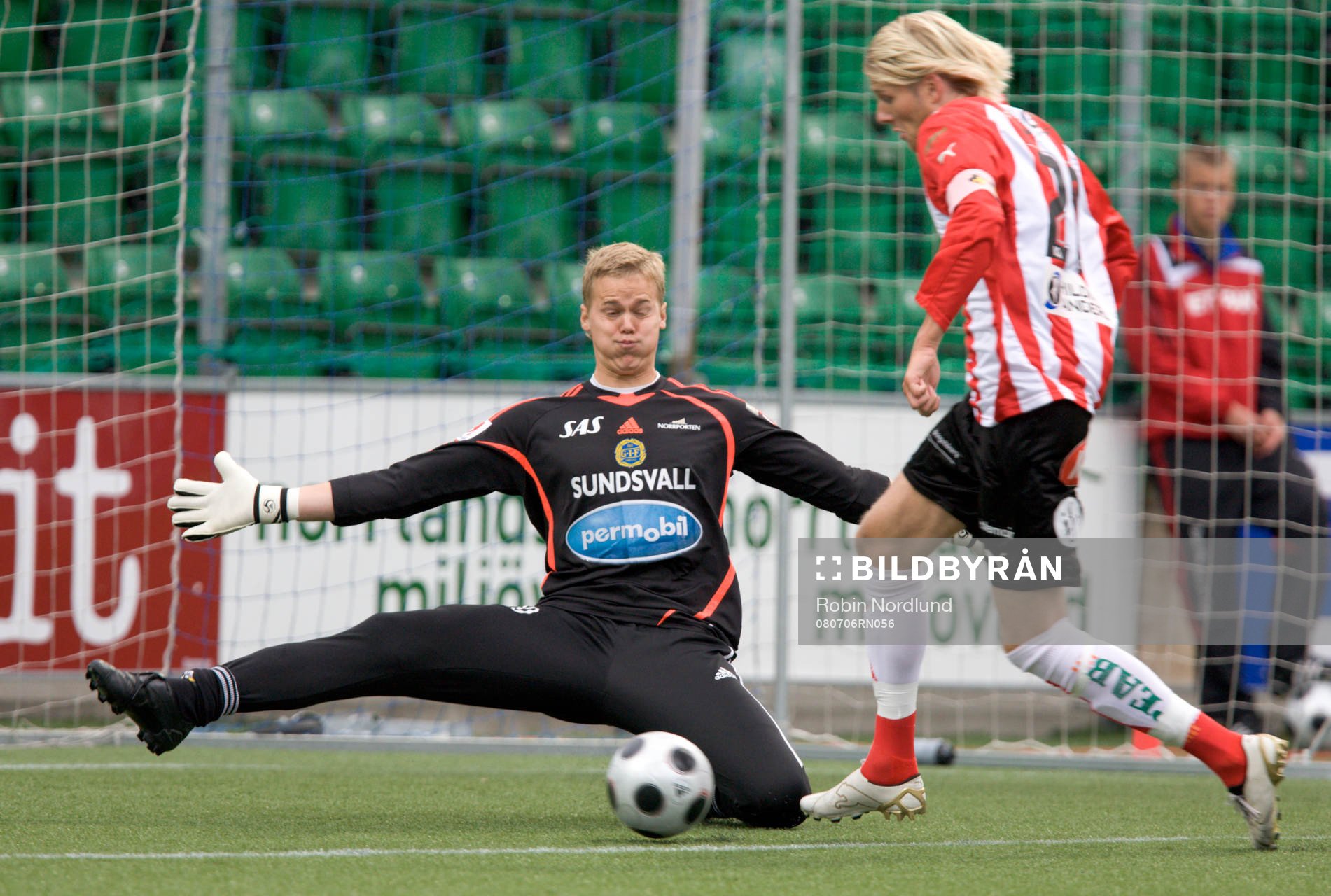 Ola Toivonen, Malmö, och Andreas Lindberg, målvakt
