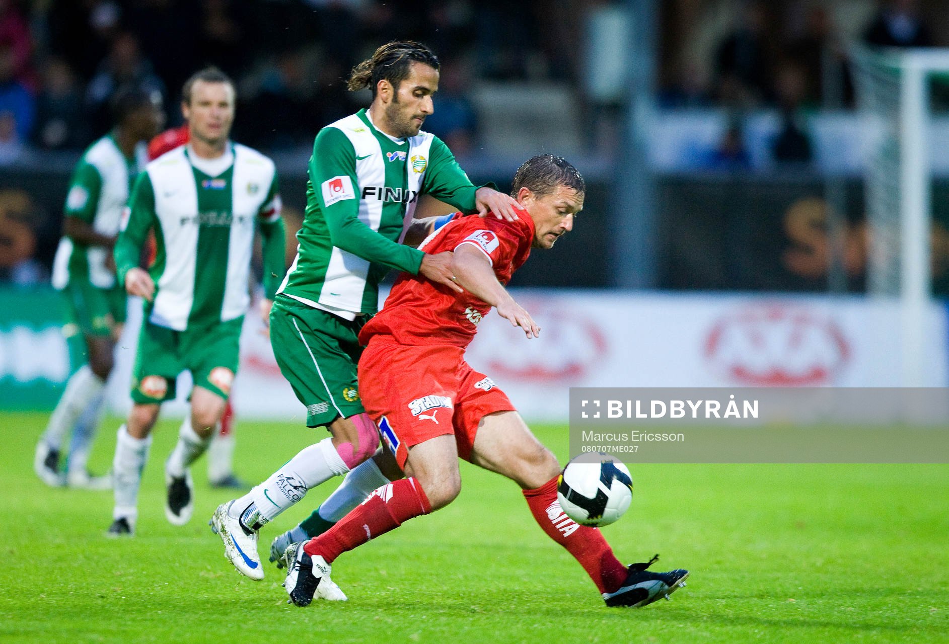 Erkan Zengin, Hammarby, och Mikael Blomberg, IFK Norrköping