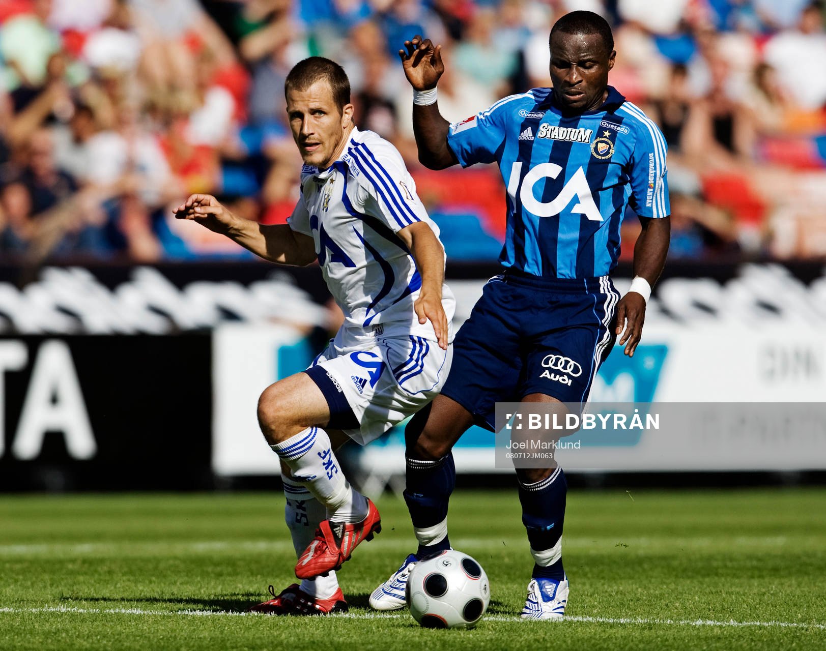 Tobias Hysén, Göteborg, och Prince Ikpe Ekong, Djurgården