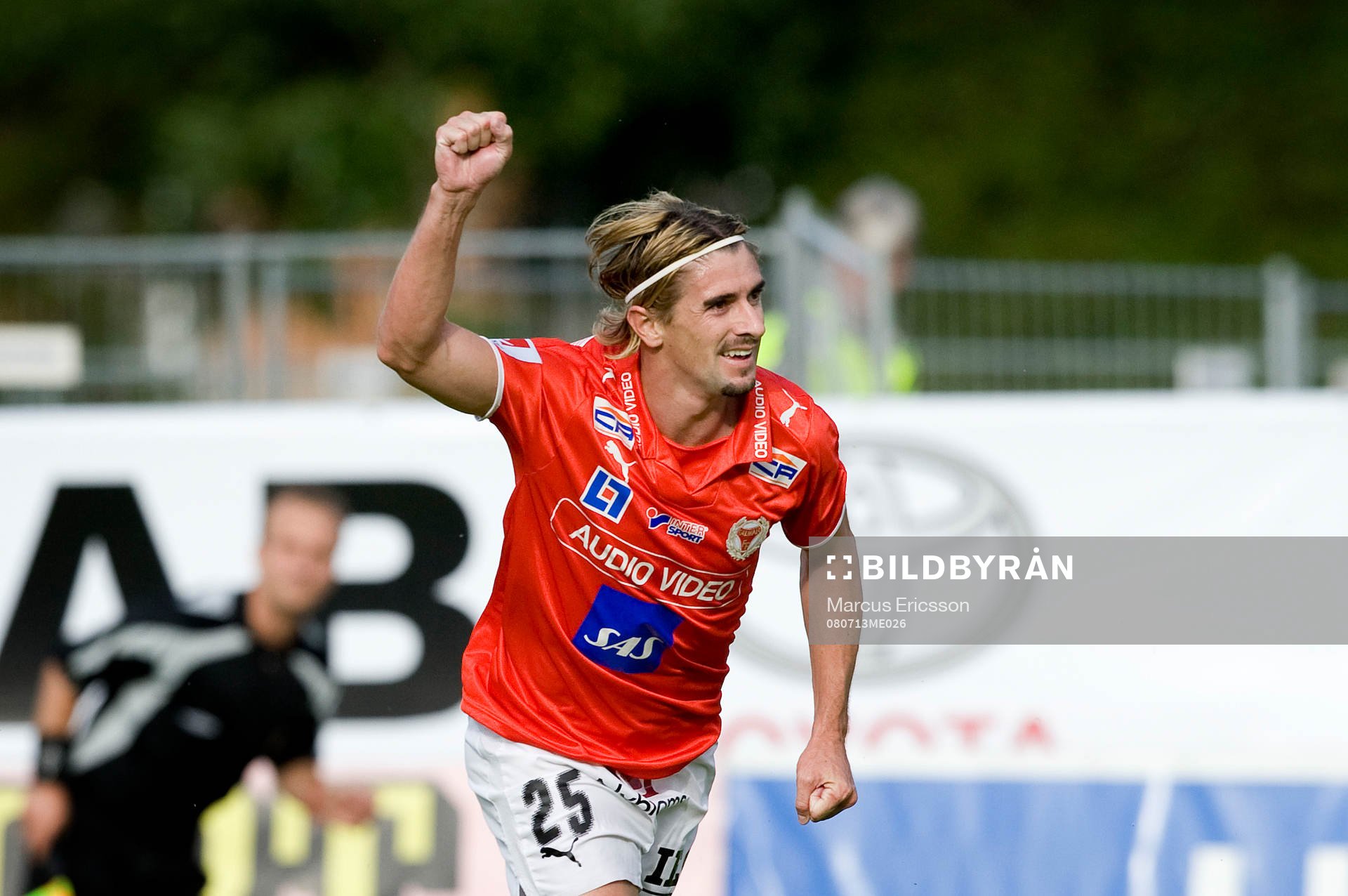  César Santín, Kalmar, jubel efter 0-3