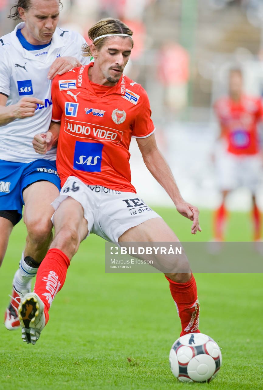 Richard Spong, Norrköping, och César Santín, Kalmar