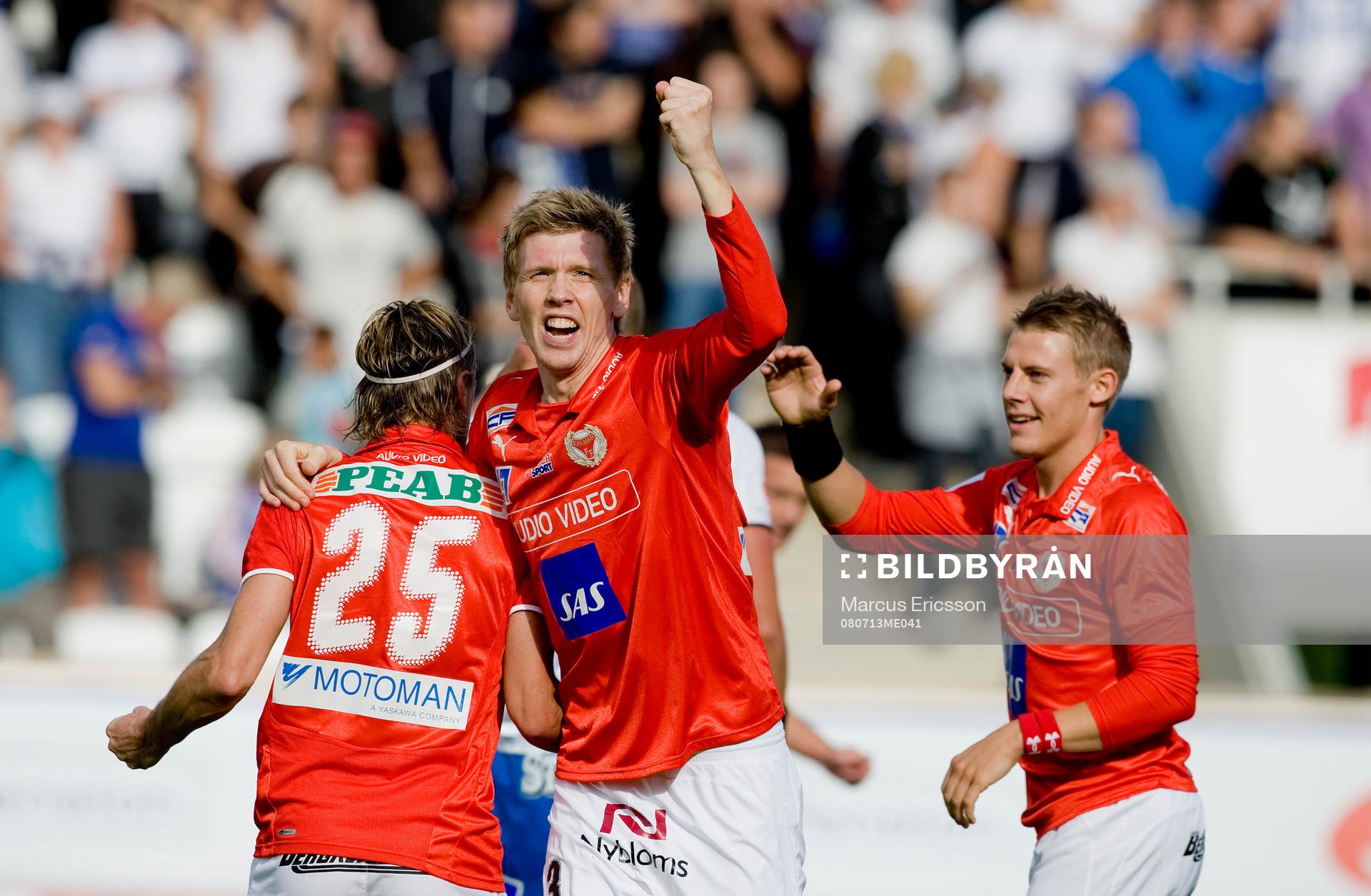 César Santín, David Elm, Mikael Eklund, Kalmar