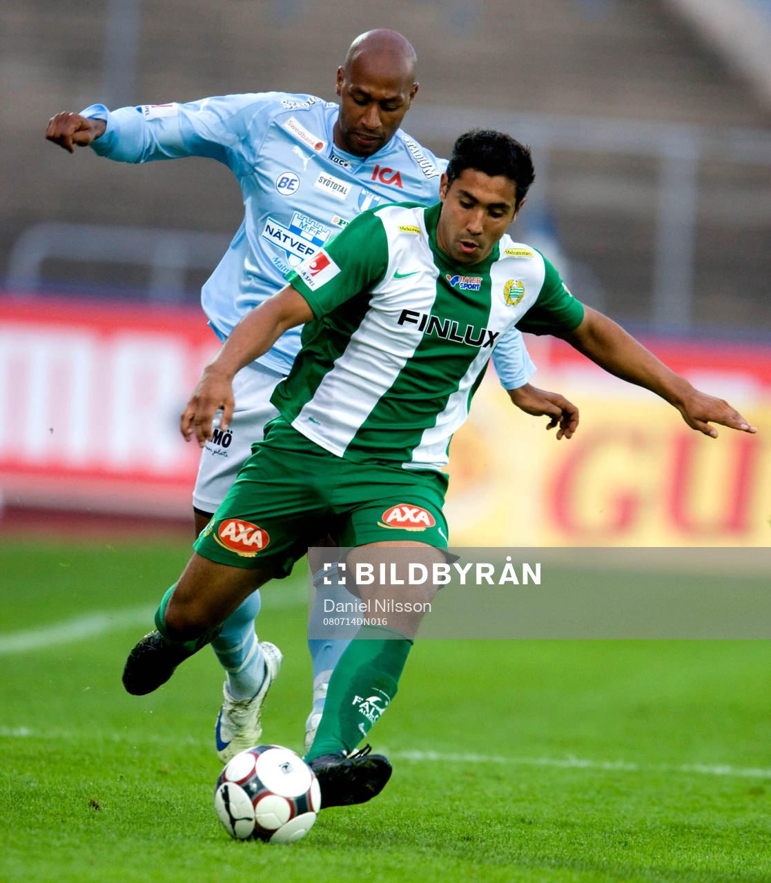 Jeffrey Aubynn, Malmö och Sebastian Castro-Tello, Hammarby