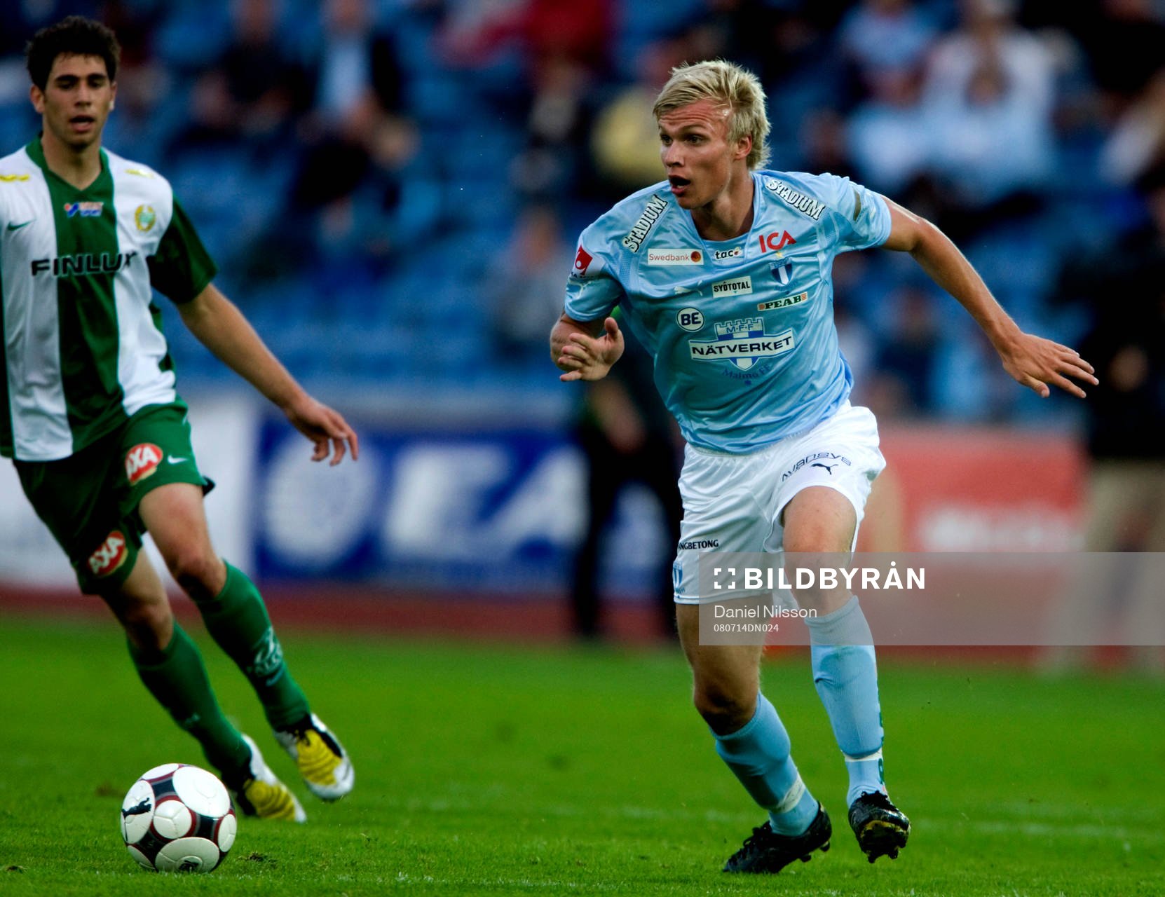 Robin Nilsson, Malmö och Carlos Gaete, Hammarby