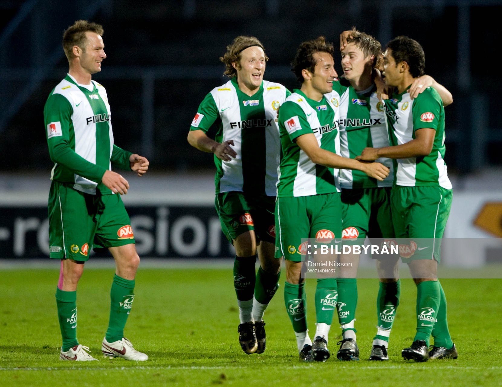 David Johansson, Hammarby sköt in 4-1. Jubel !
