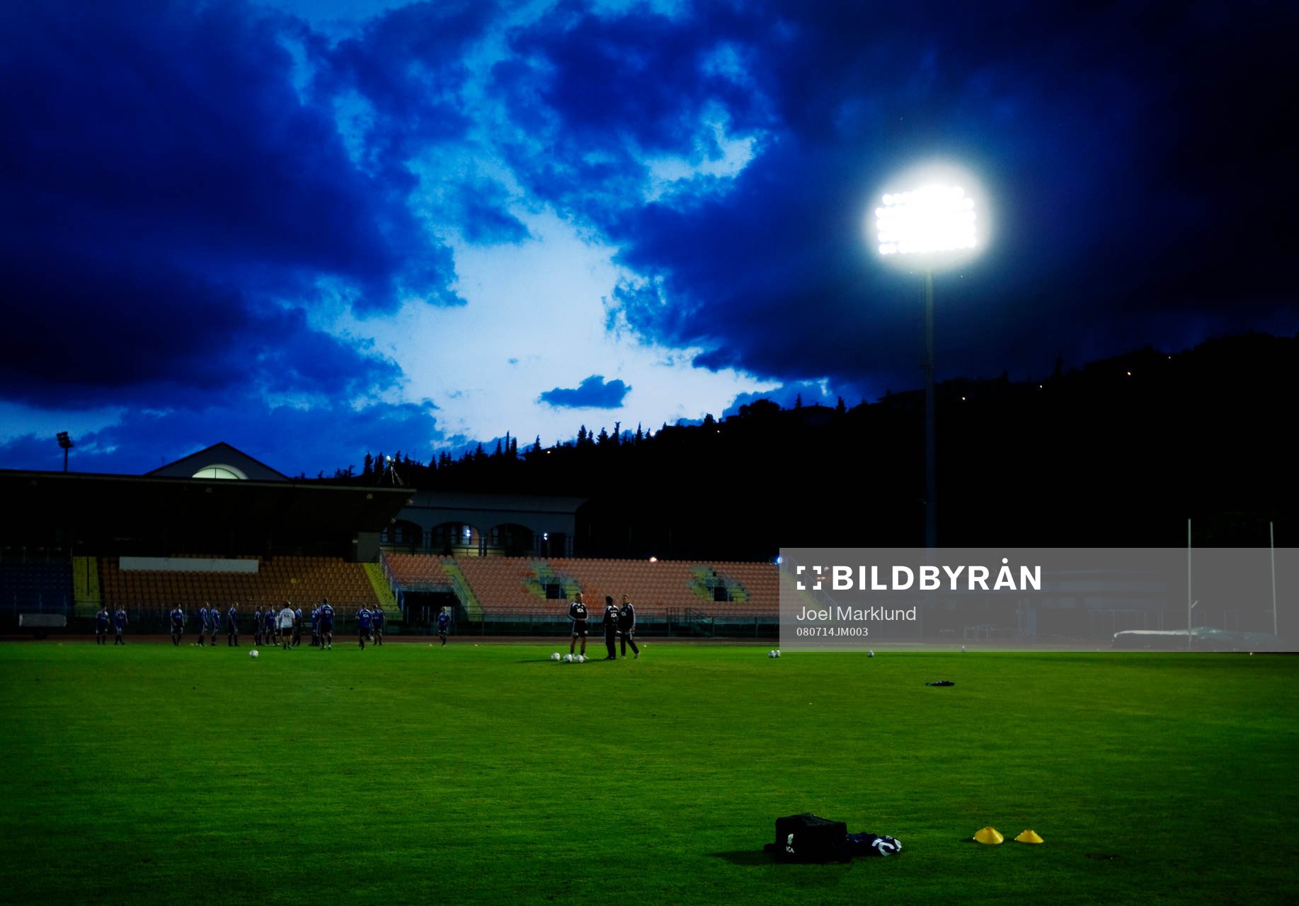 IFK Göteborg tränar på Stadio Olimpico i San Marino