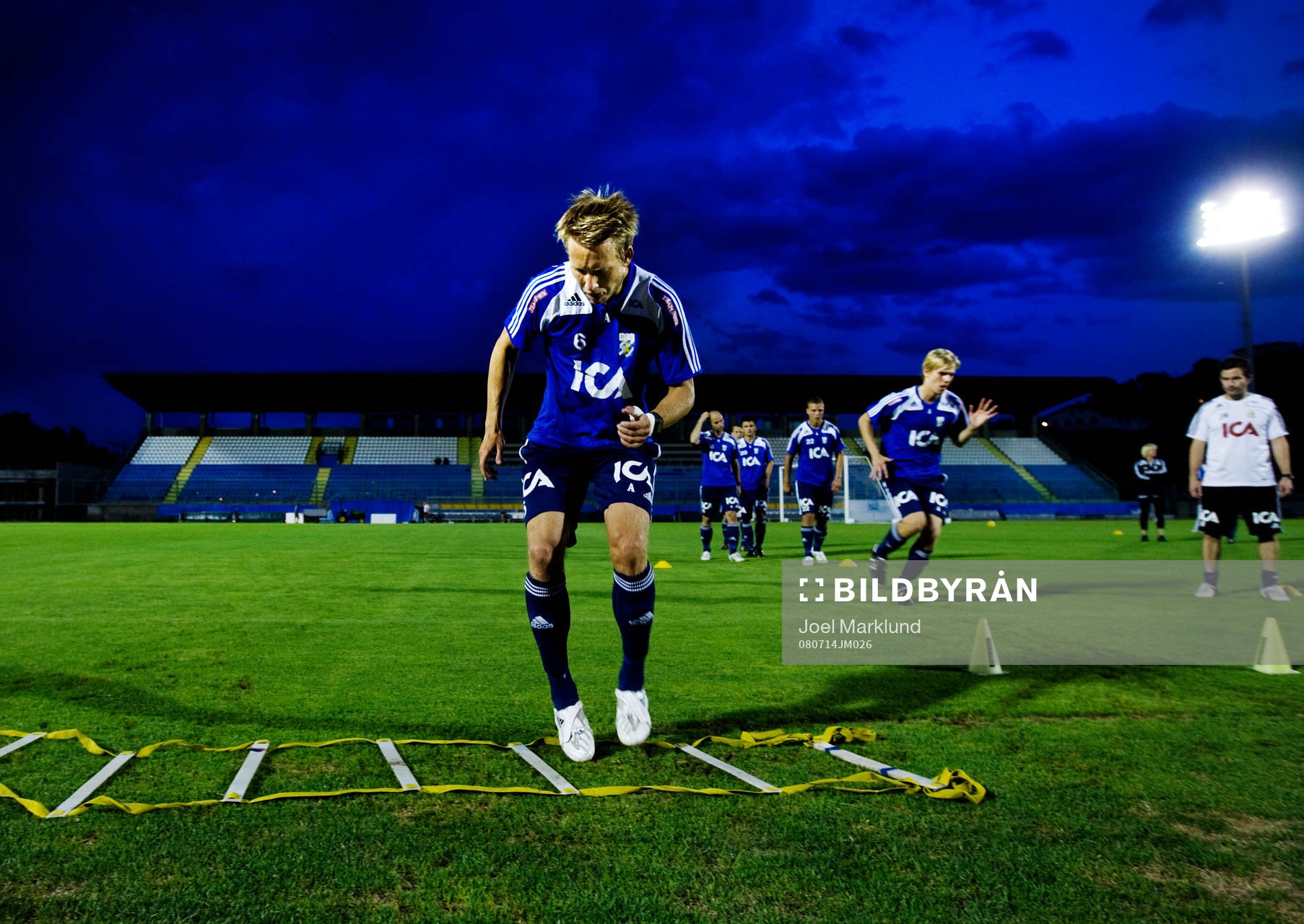 Adam Johansson trampar