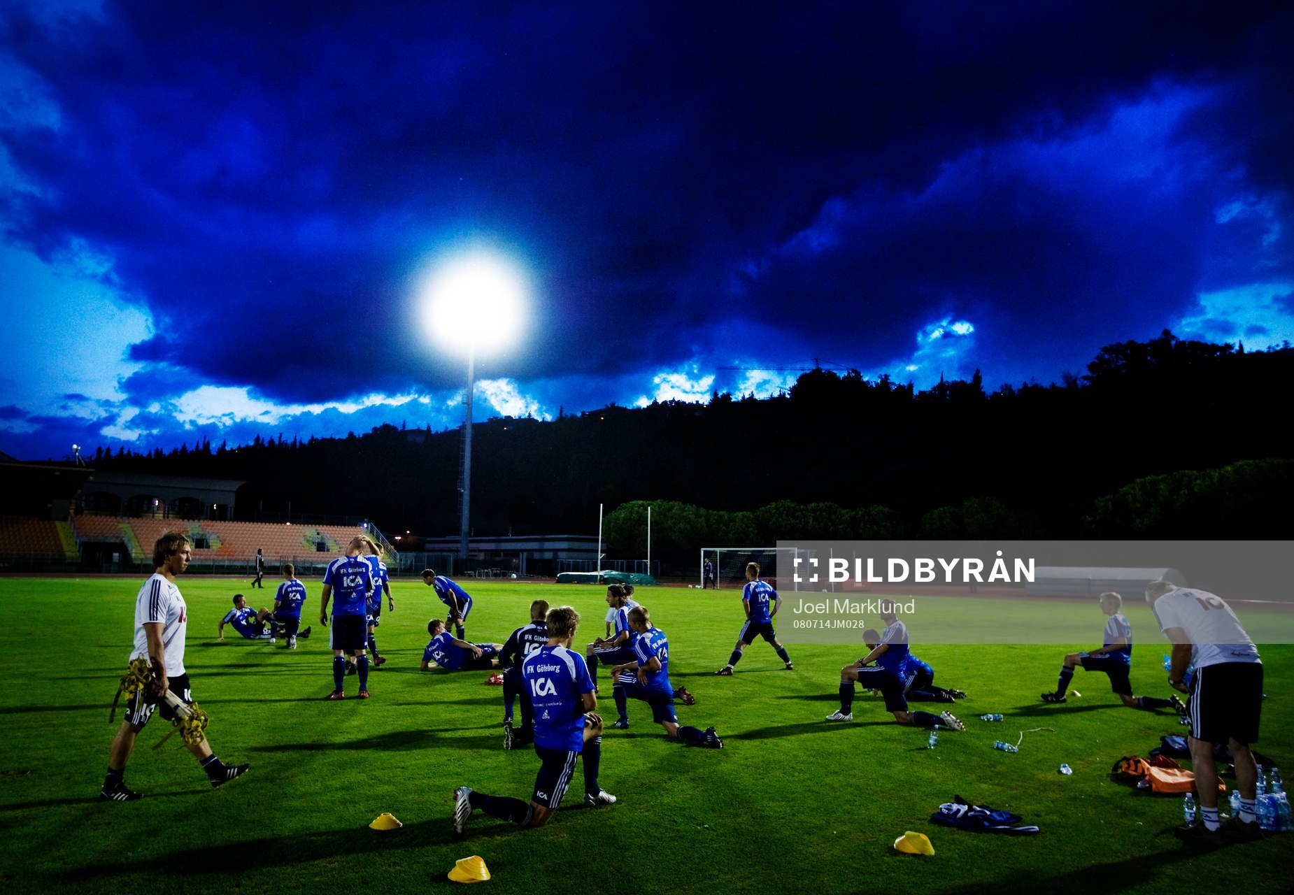 Göteborg tränar på Stadio Olimpico i San Marino