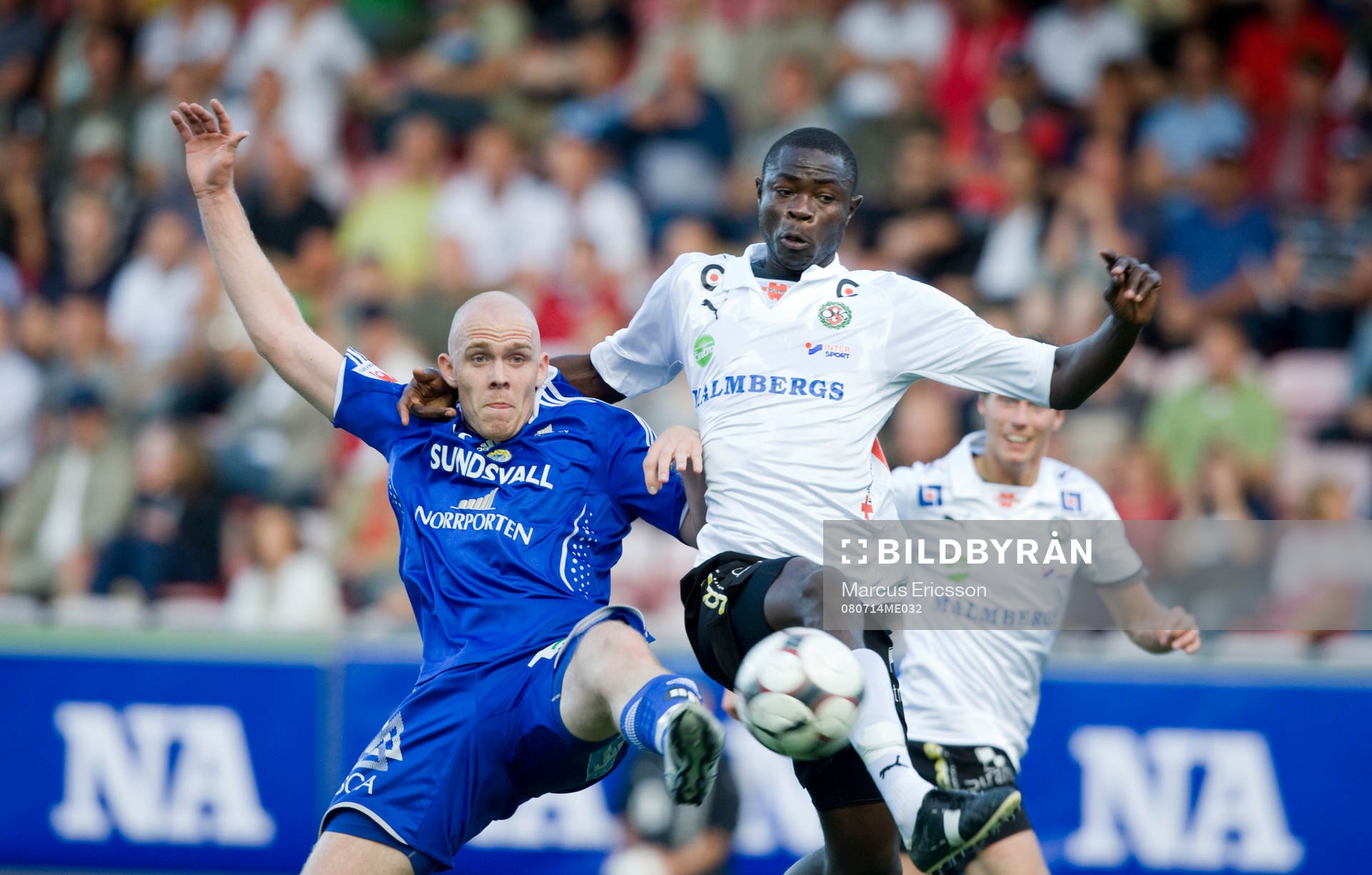 Hannes Sigurdsson, Sundsvall, och Bertin Samuel Zé Ndille,