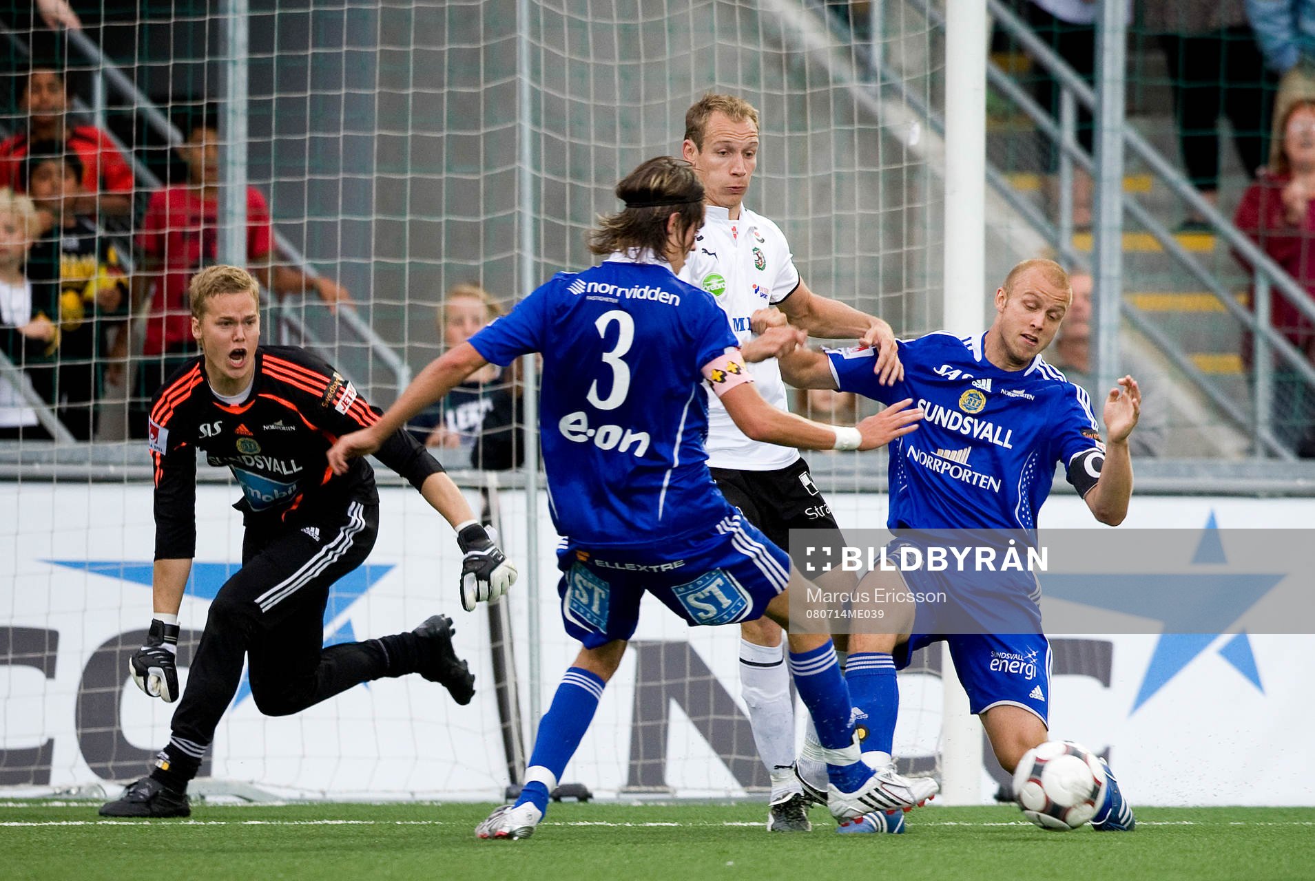 Mikael Lustig, och Stefan Ålander, Sundsvall, har det