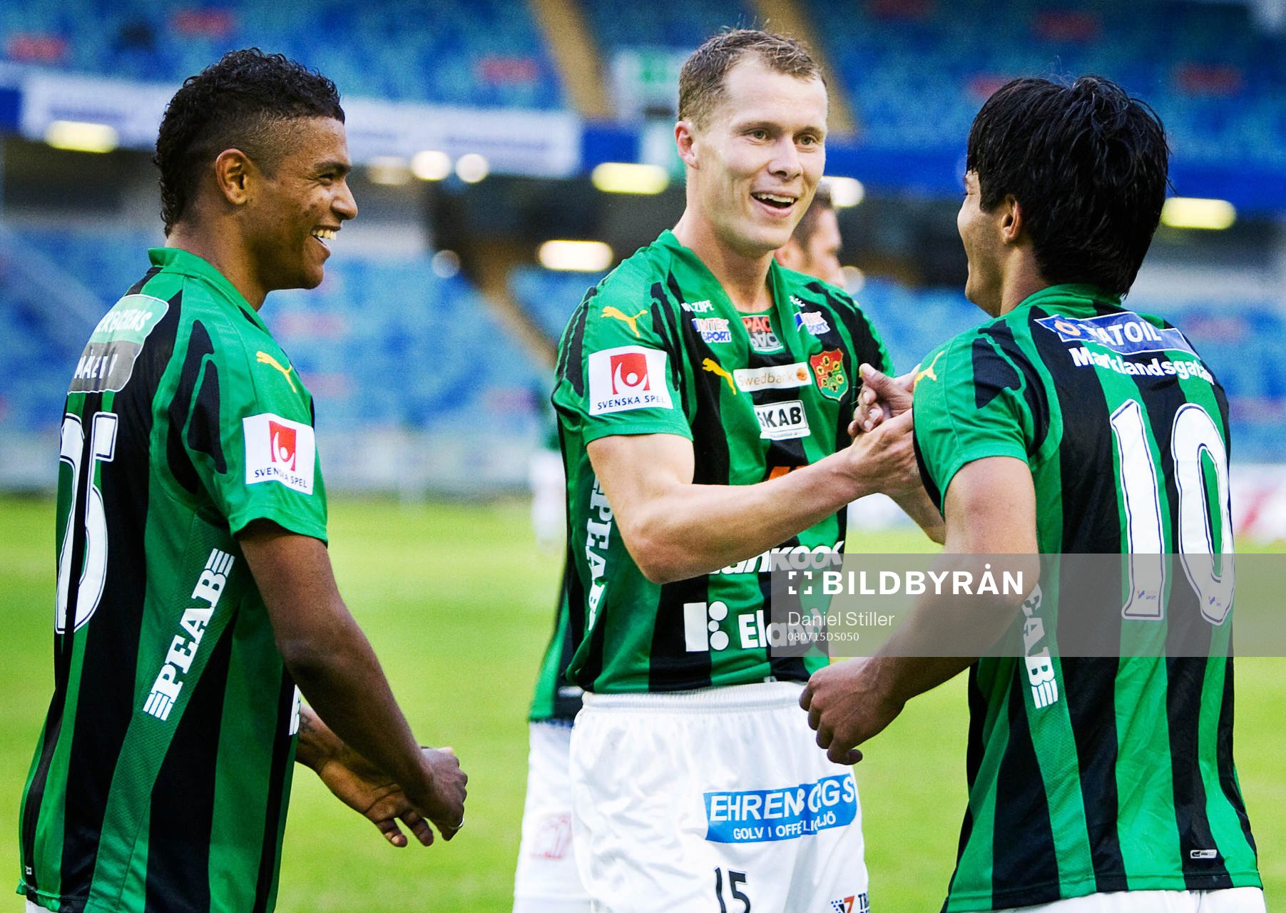 Daniel Morais Reis, GAIS, gör 2-0. Fredrik Lundgren,
