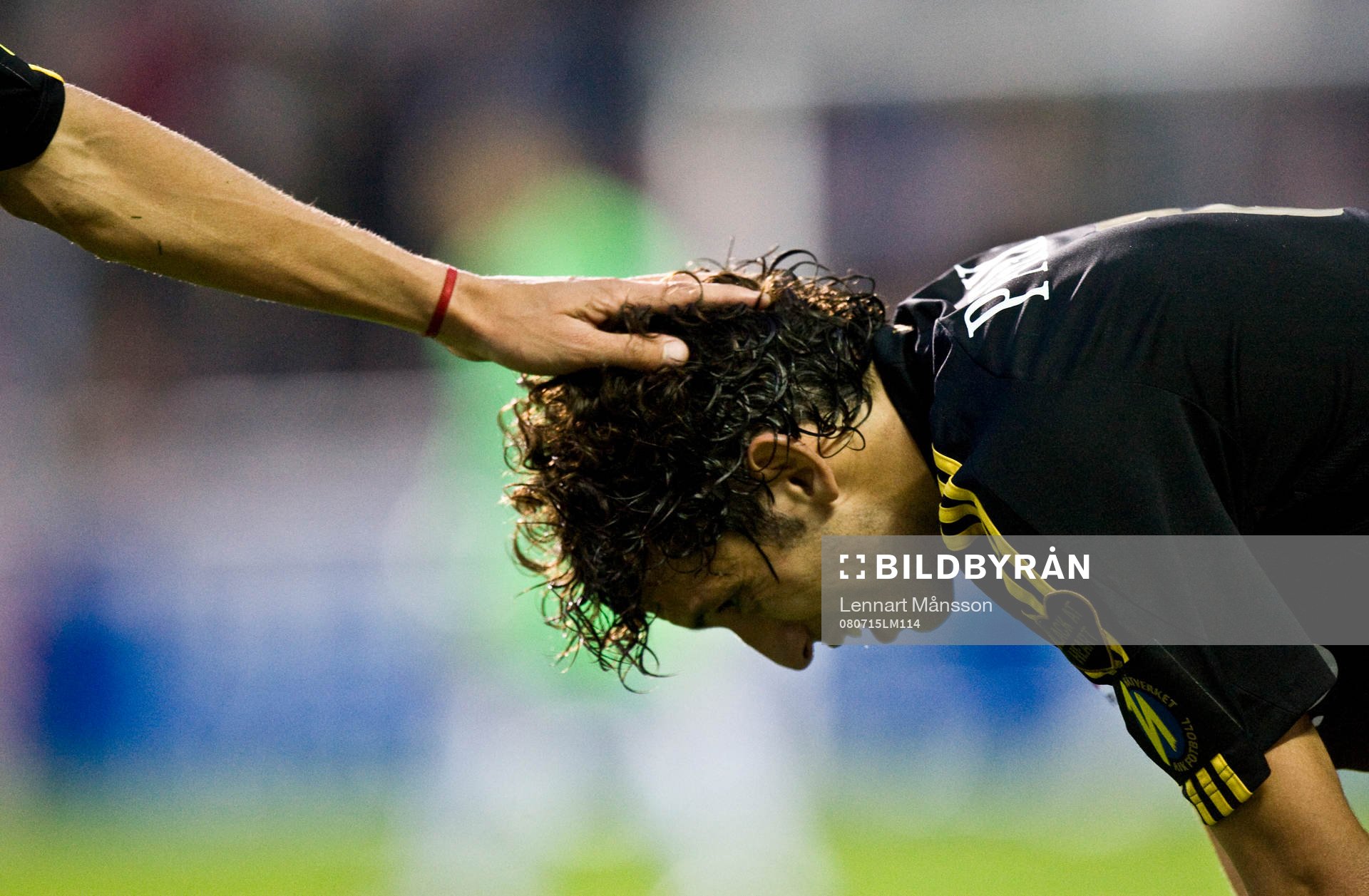 Jorge Anchén, AIK, tröstas