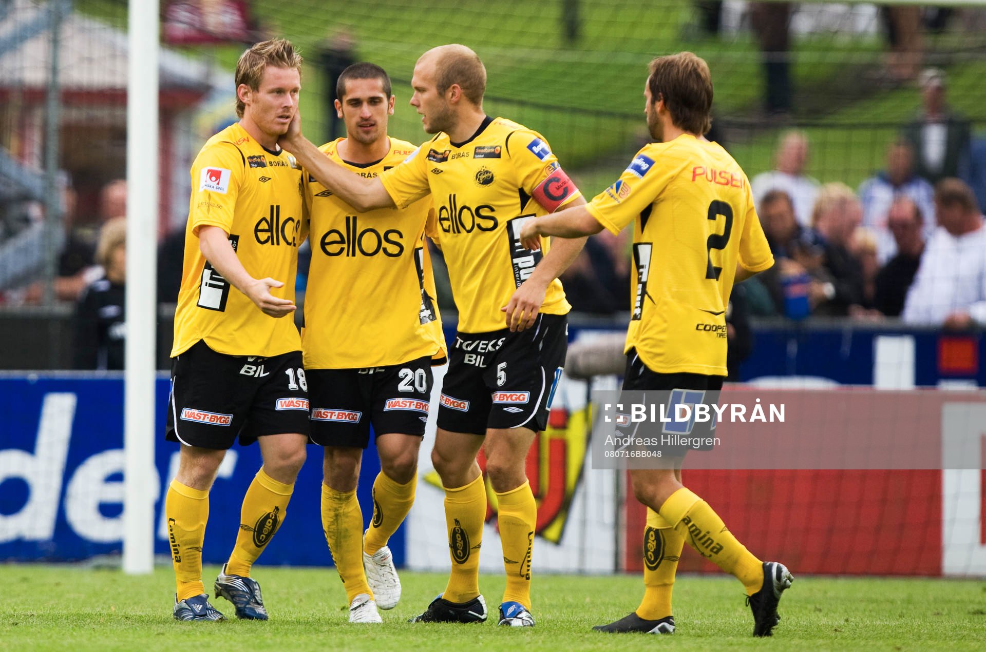 Fredrik Berglund och Emir Bajrami och Martin Andersson