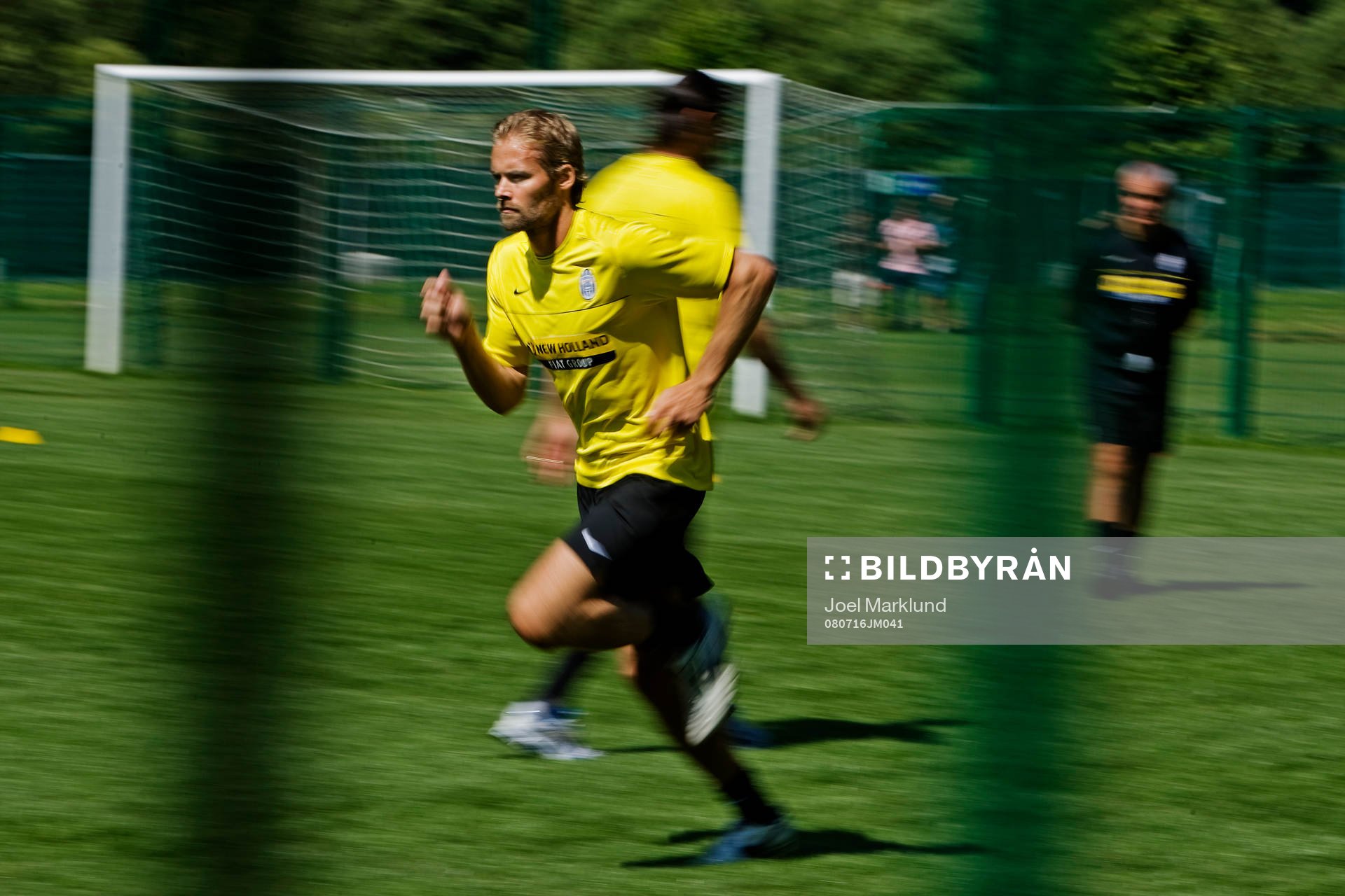 Olof Mellberg joggar
