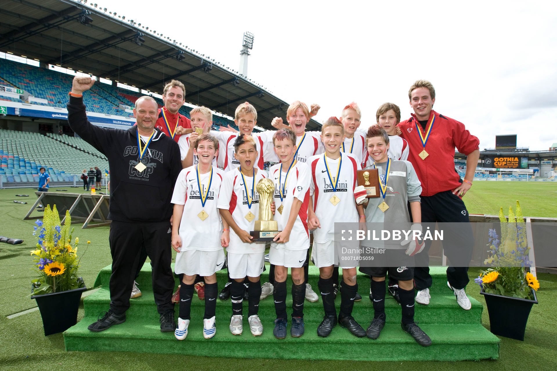 Finaler, segrare, pokal, lagbild
