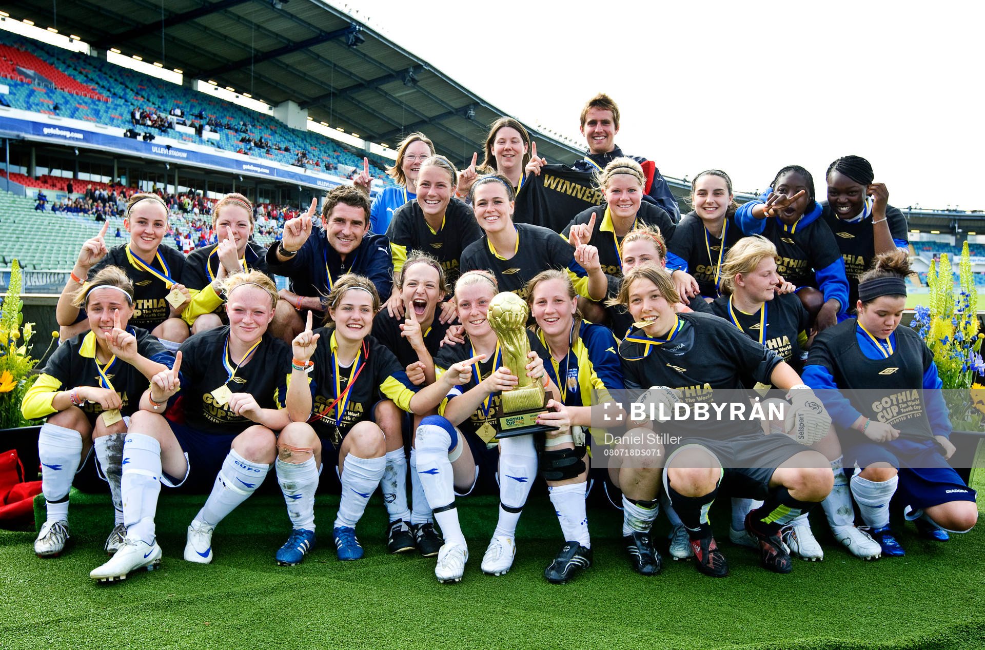 Finaler, segrare, lagbild, pokal