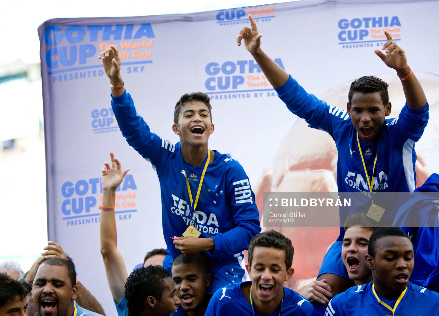 P16, Cruzeiro EC - Karlslunds IF: Jubel, Cruzeiro vinnare,