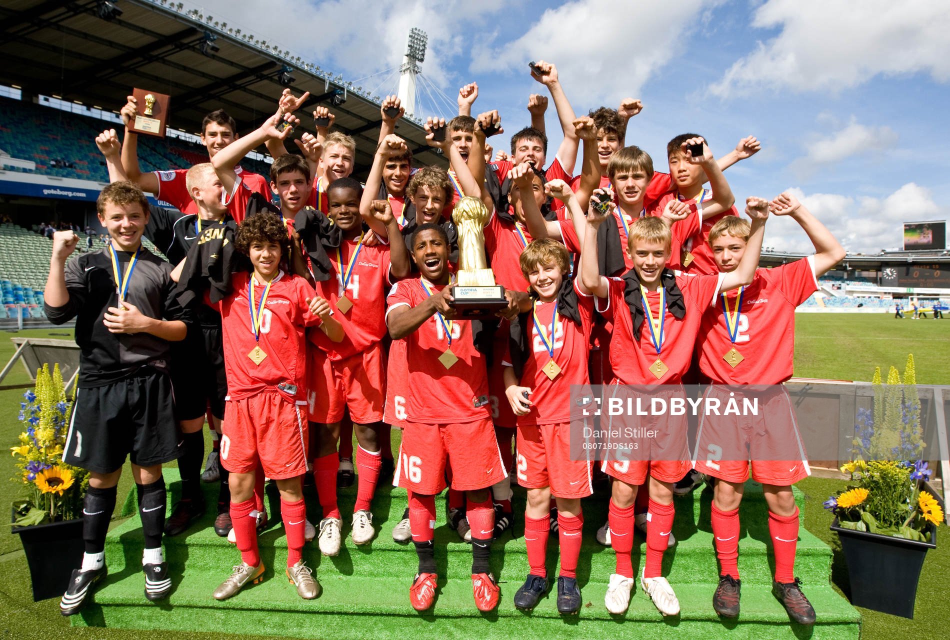 B14, Dallas Texans - Haberdahsers Aske's. Jubel, pokal,