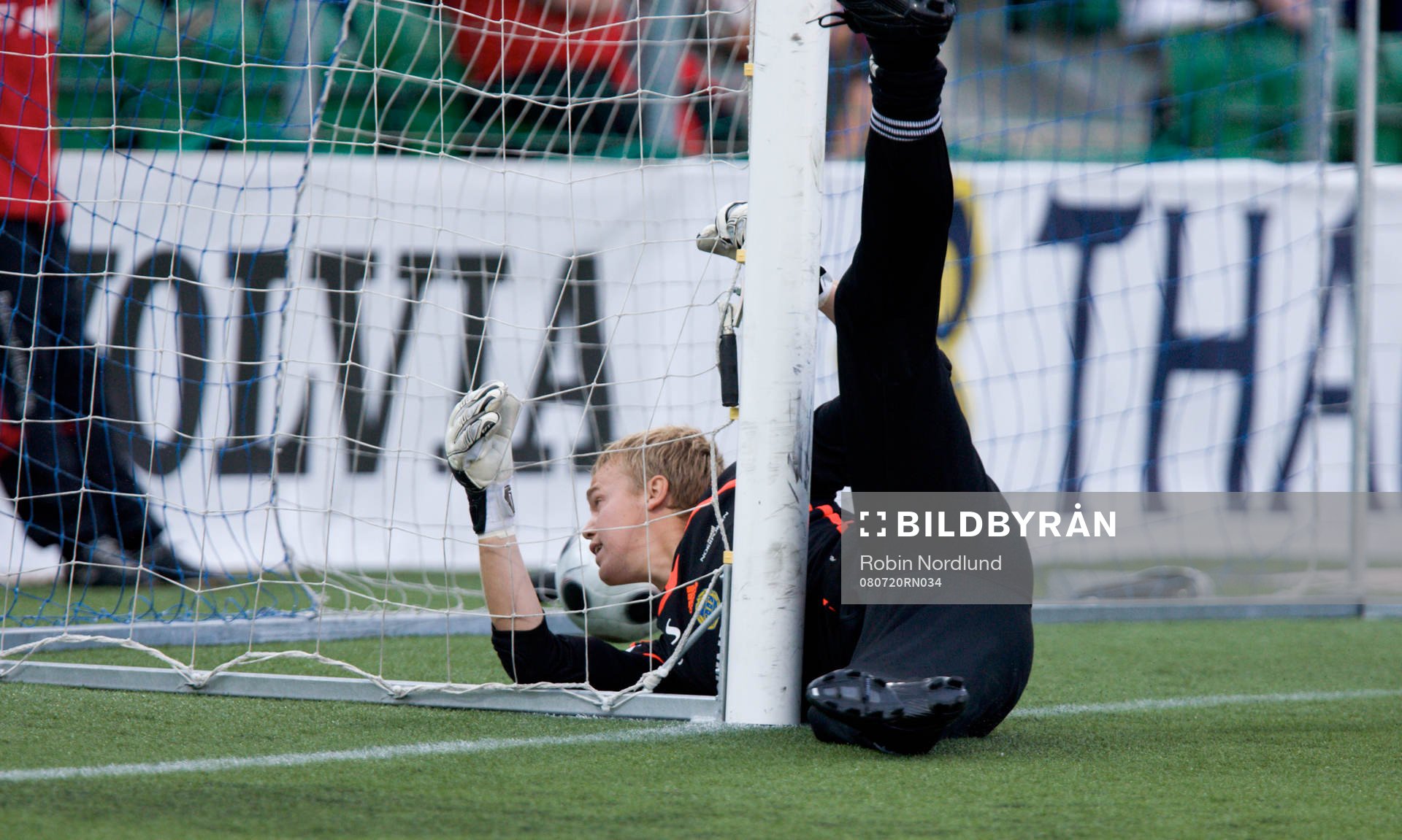Andreas Lindberg, Målvakt Sundsvall släpper in 0-1