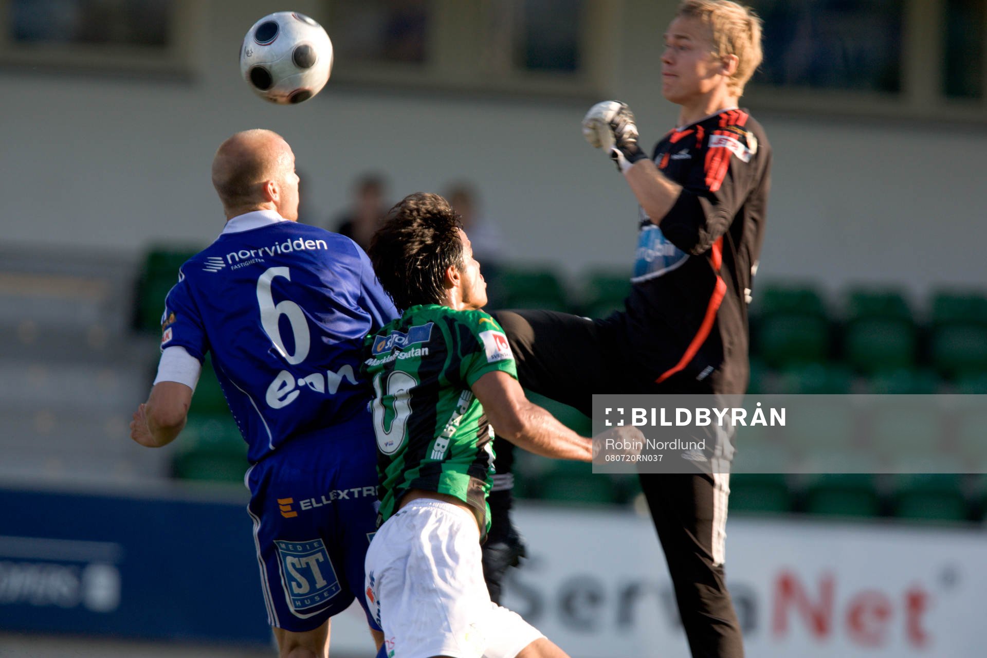 Andreas Lindberg, Målvakt Sundsvall och Stefan Ålander,