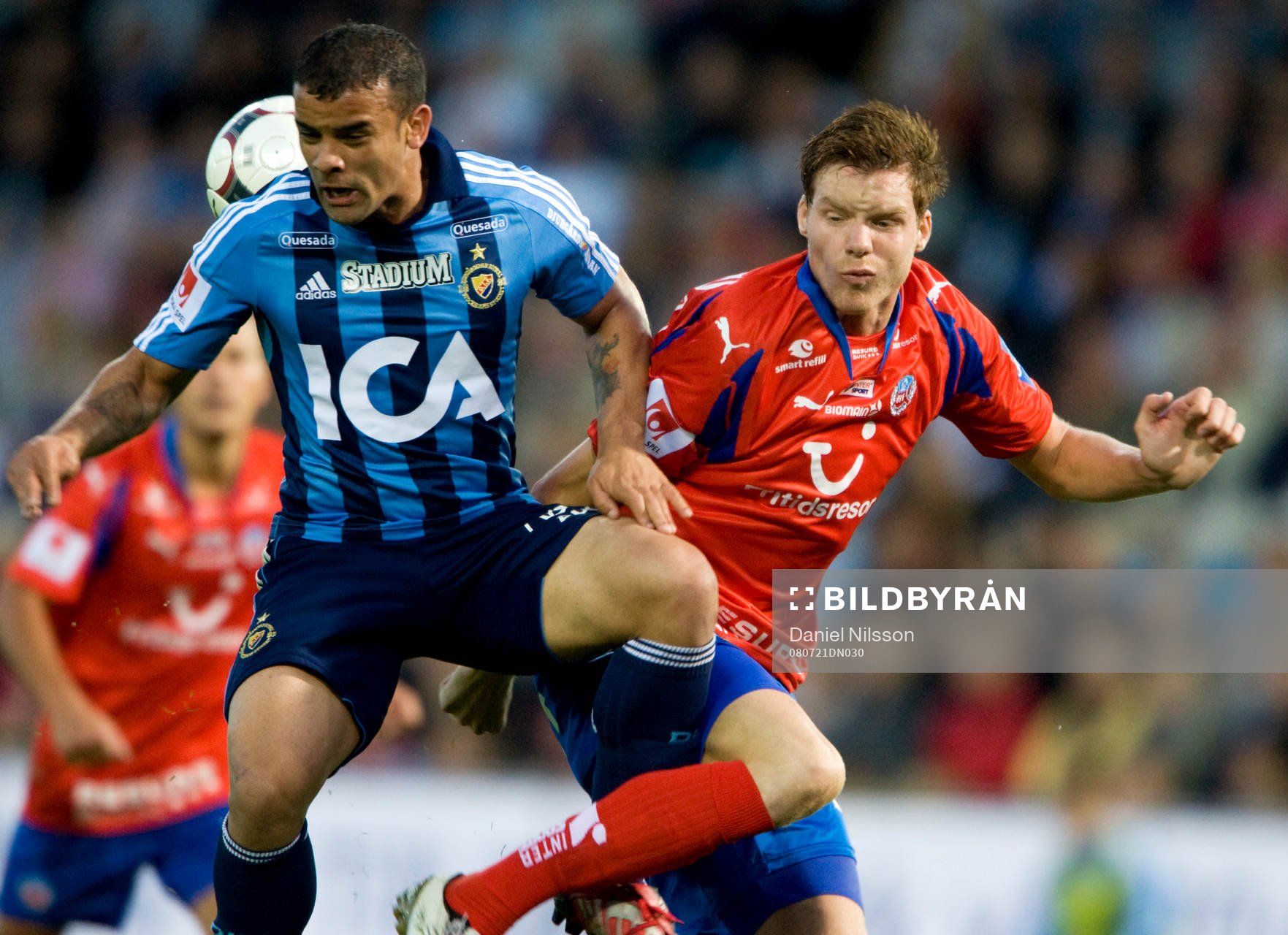 Marcus Nilsson, Helsingborg och Lance Davids, Djurgården