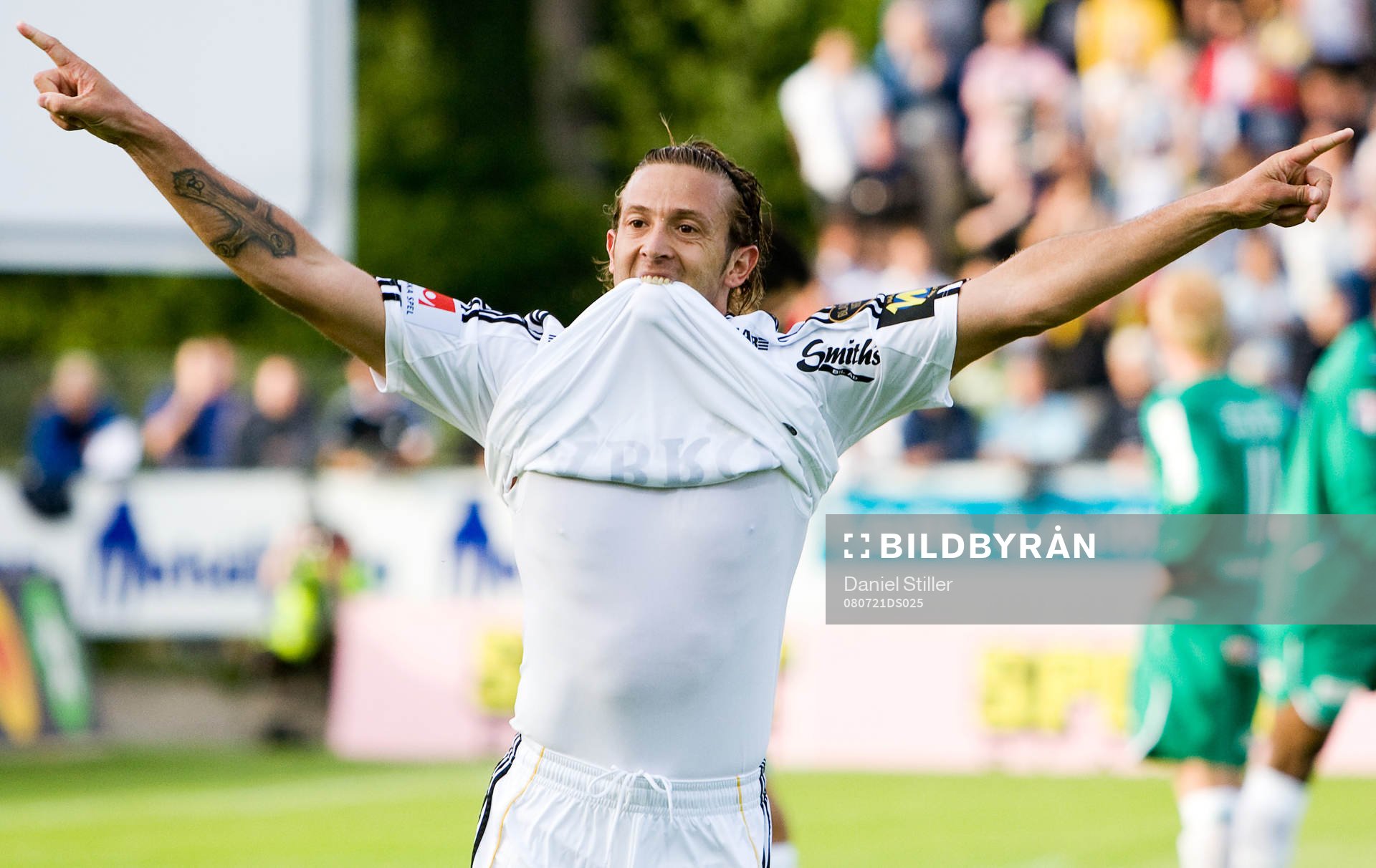 Jorge Anchén gör 1-0 till AIK. Jubel