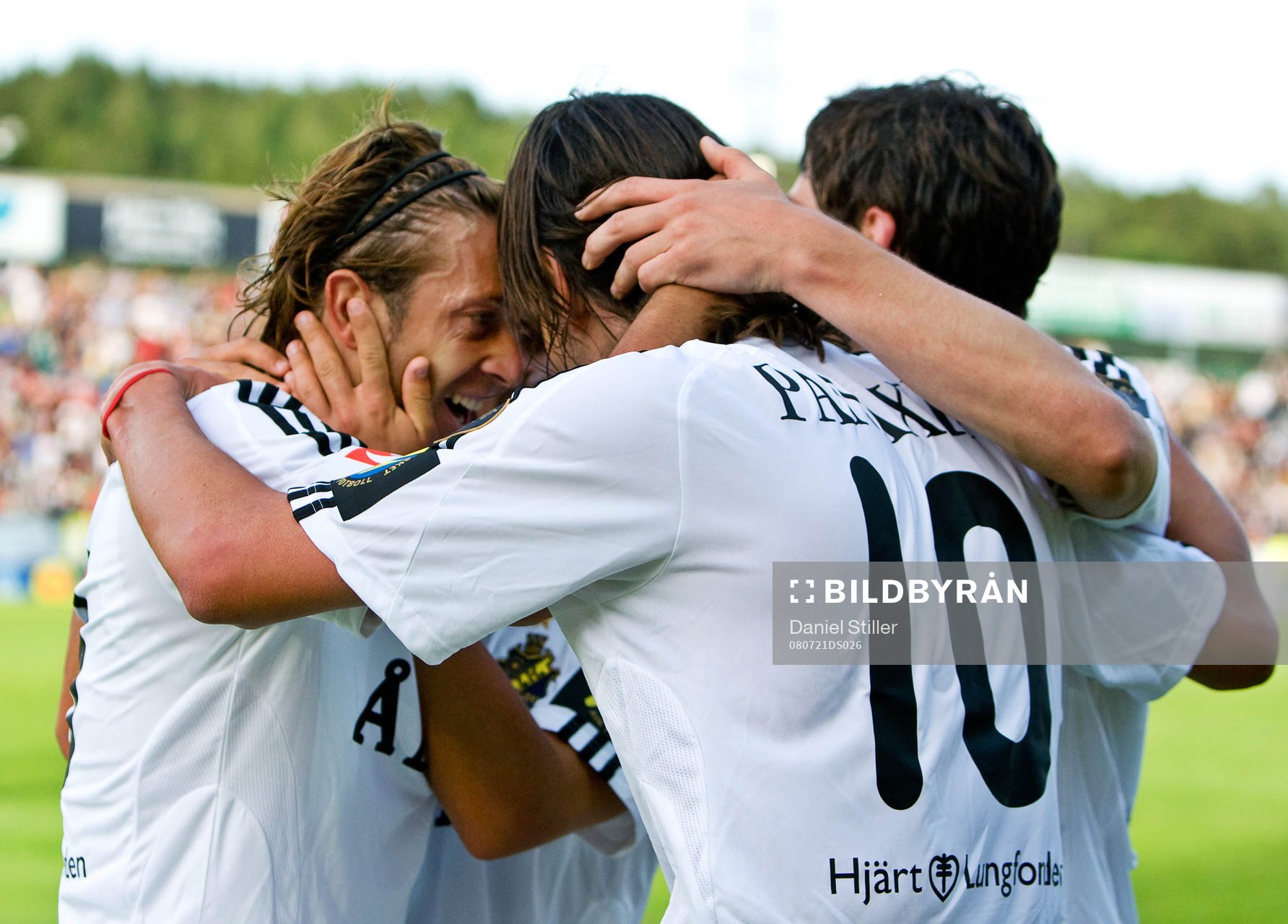   Jorge Anchén gör 1-0 till AIK. Jubel