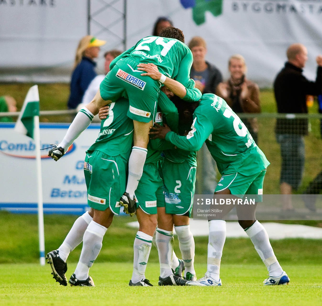 Richard Jansson, Ljungskile, gör 2-1 till Ljungskile på