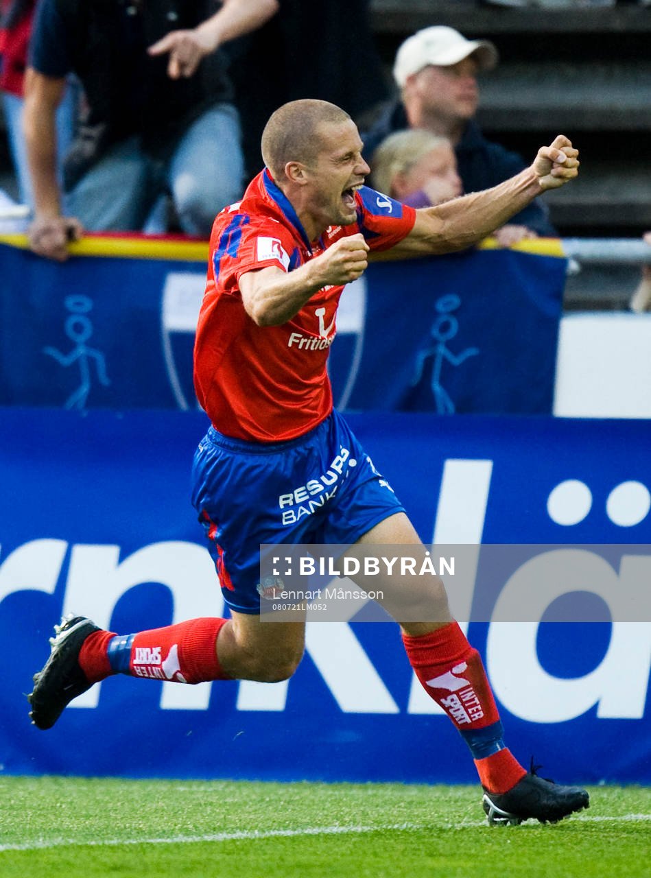  1-0 Christoffer Andersson. Jubel.
