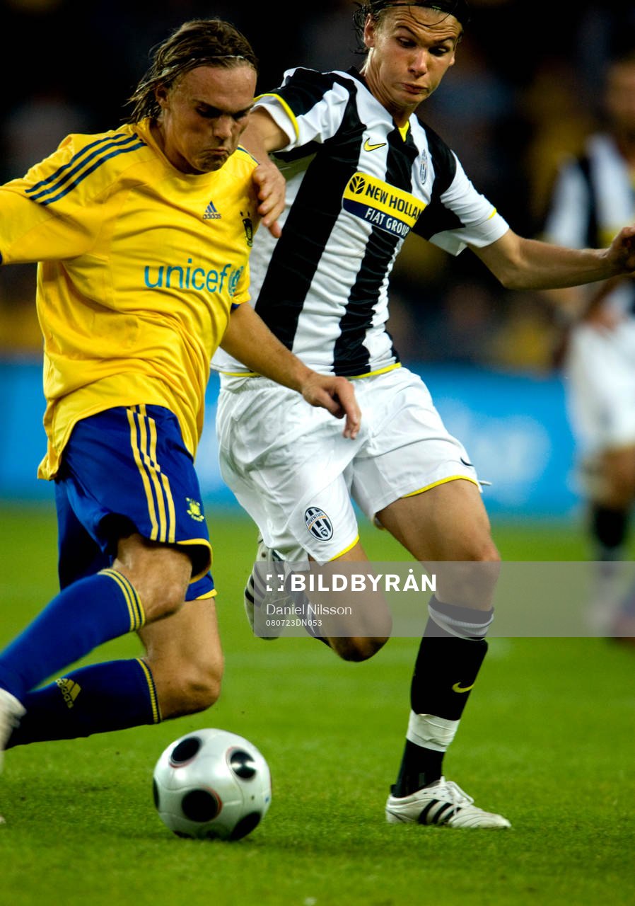  Albin Ekdal, Juventus och Pierre Kanstrup, Bröndby.