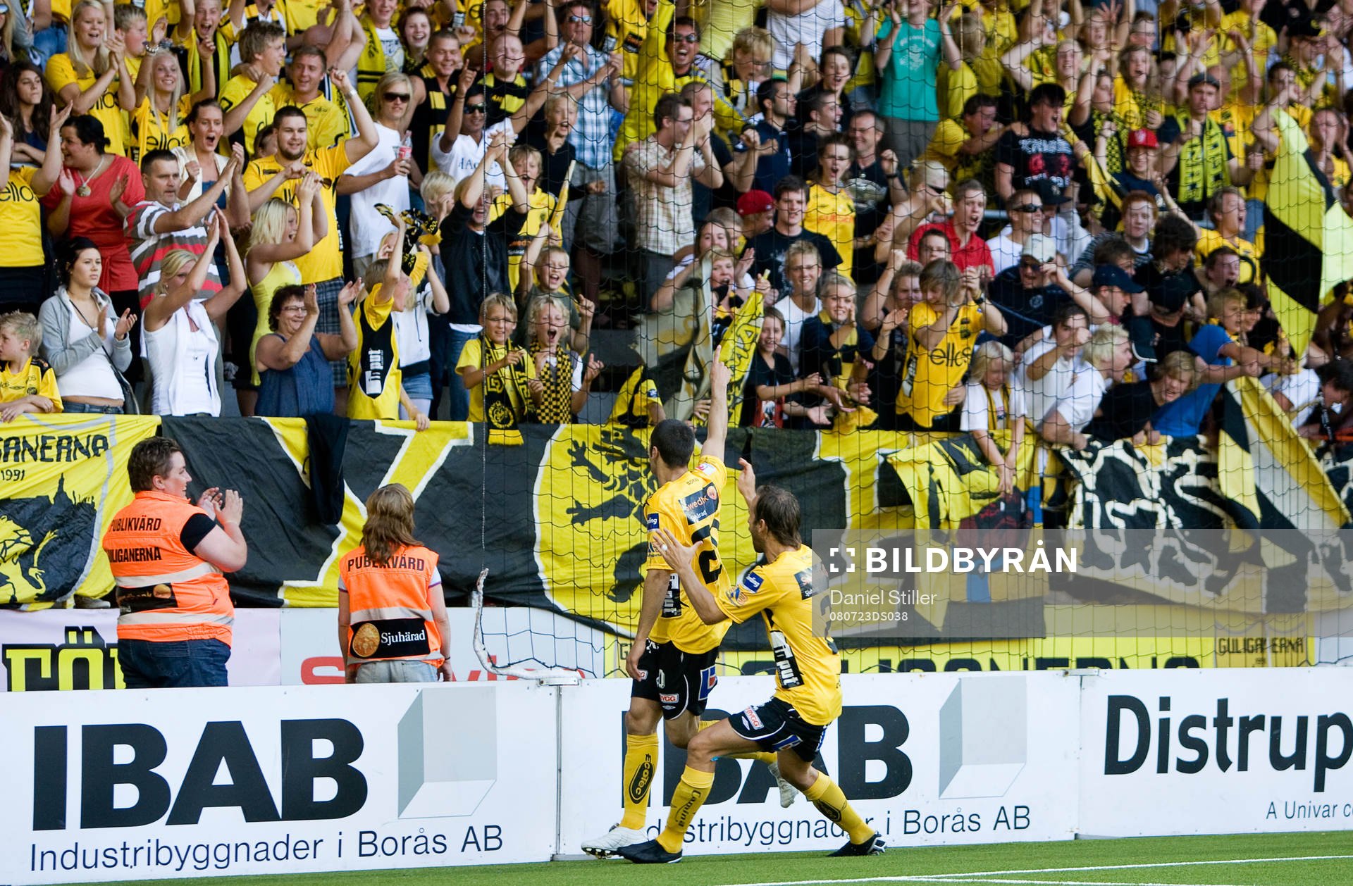  Emir Bajrami, Elfsborg, gör 1-0. Jubel