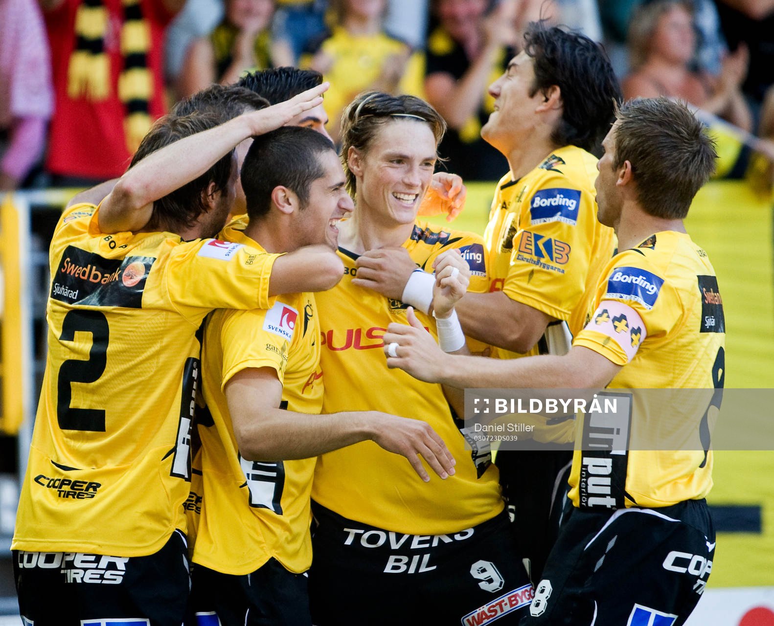  Emir Bajrami, Elfsborg, gör 1-0. Jubel