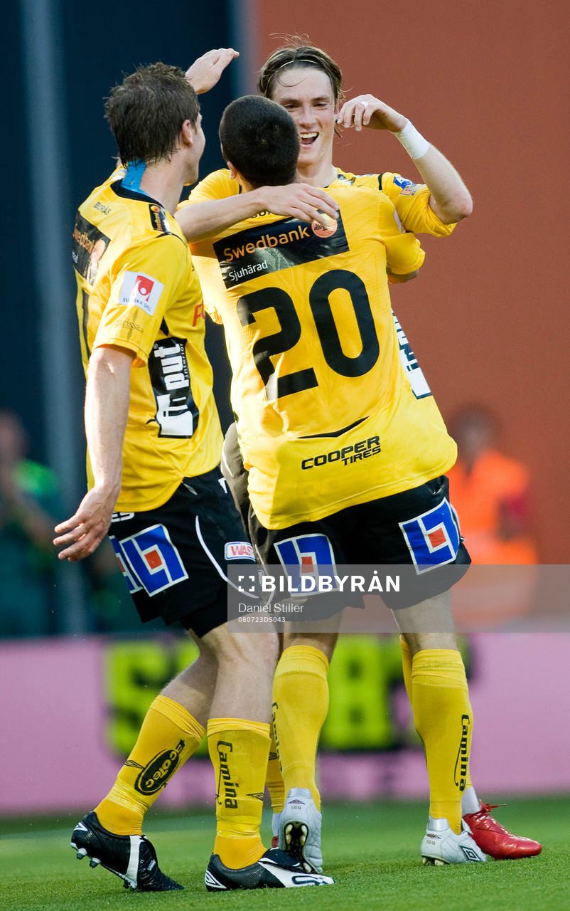 Lars Nilsson, Elfsborg, gör 2-0. Jubel