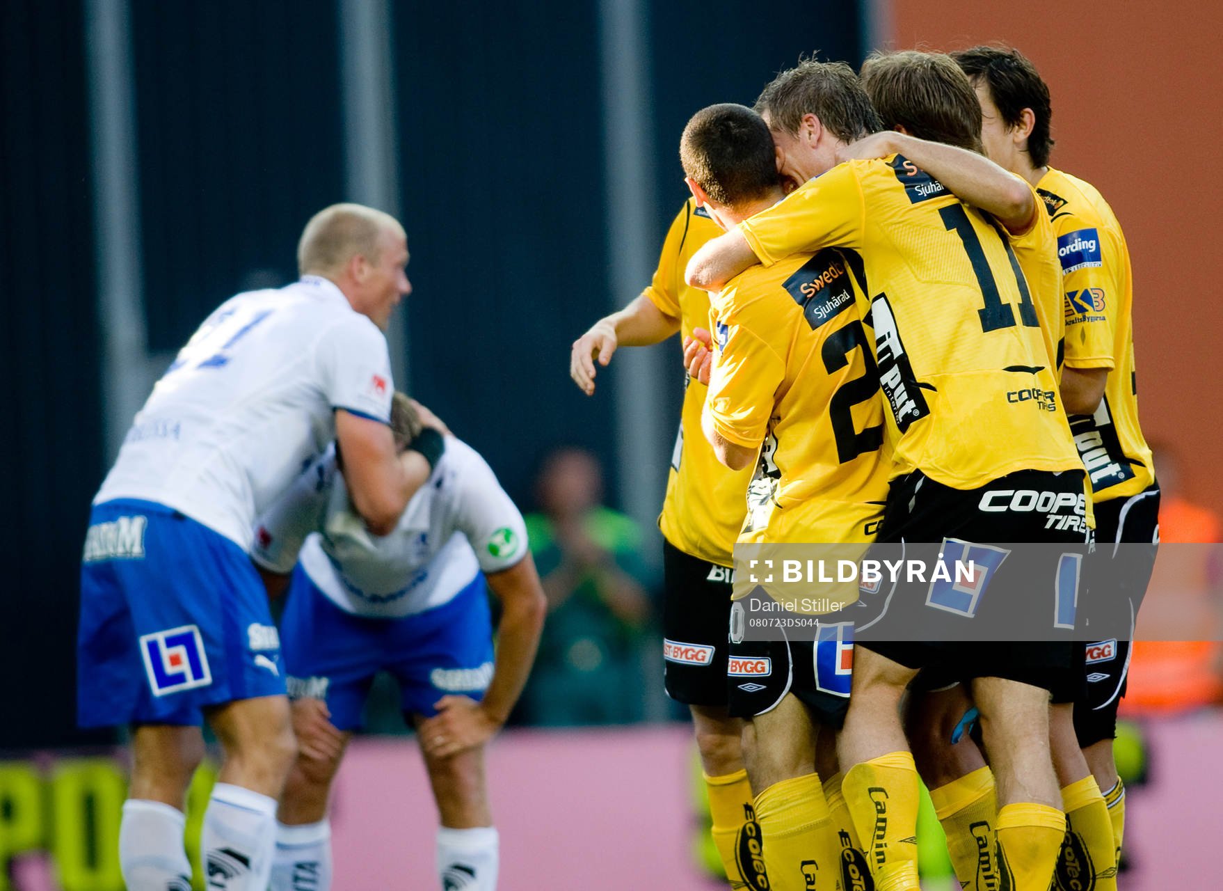 Lars Nilsson, Elfsborg, gör 2-0. Jubel. Depp Norrköping