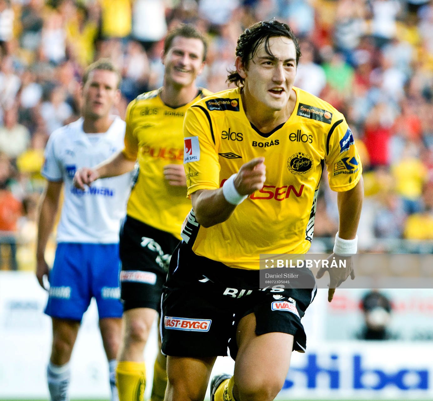 Stefan Ishizaki, Elfsborg, gör 3-0. Jubel