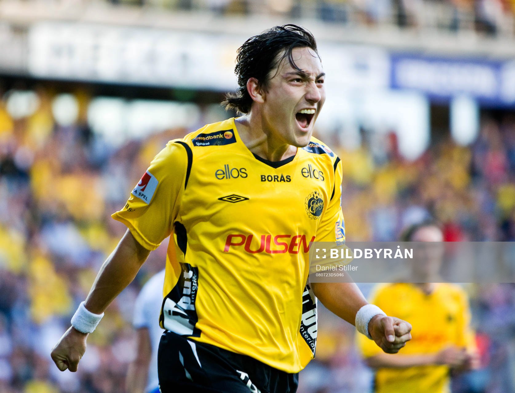 Stefan Ishizaki, Elfsborg, gör 3-0. Jubel