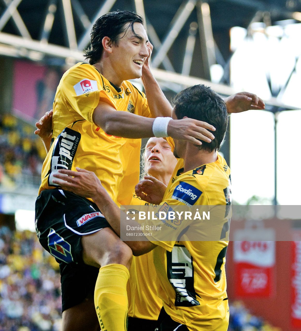 Stefan Ishizaki, Elfsborg, gör 3-0. Jubel