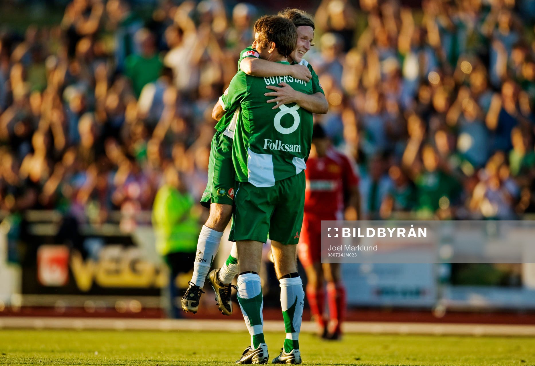 Haris Laitinen kramar om Olof Guterstam, Hammarby