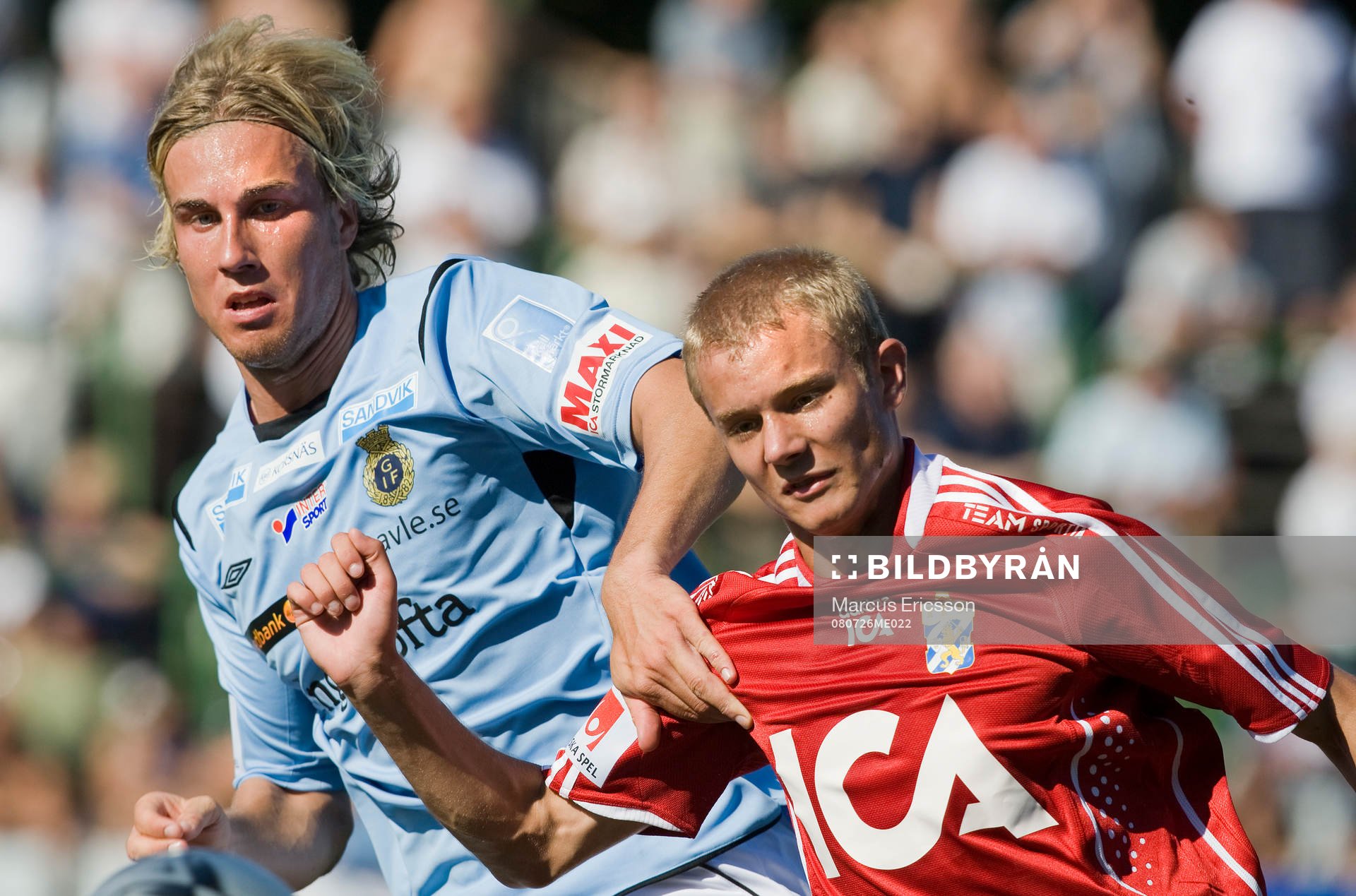 Daniel Theorin, Gefle, och Robin Söder, IFK Göteborg