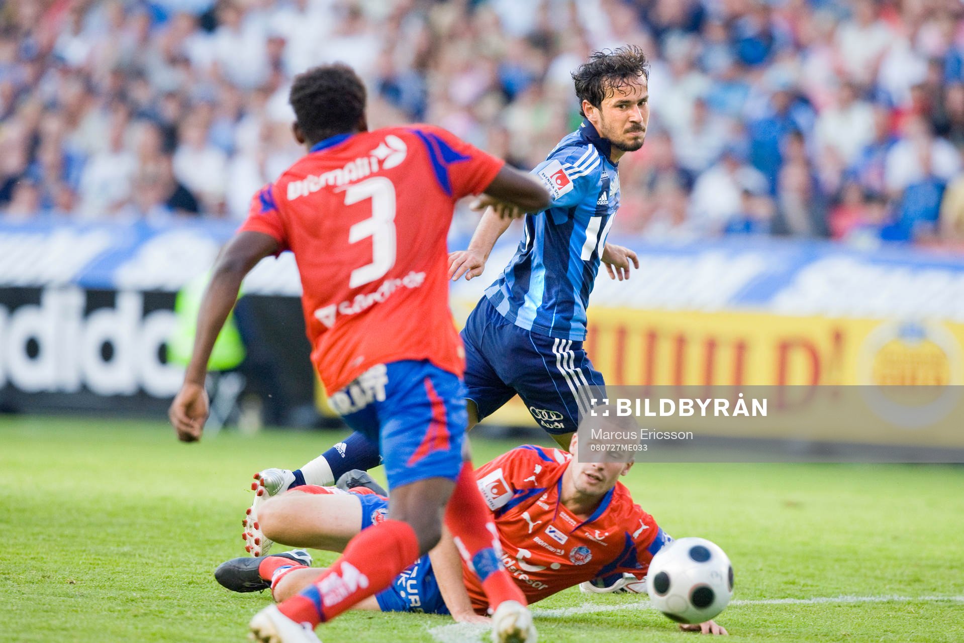Enrico Cardoso Nazaré, Djurgården, tar sig inte fram till