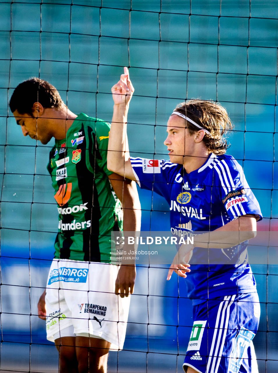 Linus Hallenius, Sundsvall, jubel, Bobbie Friberg da Cruz,