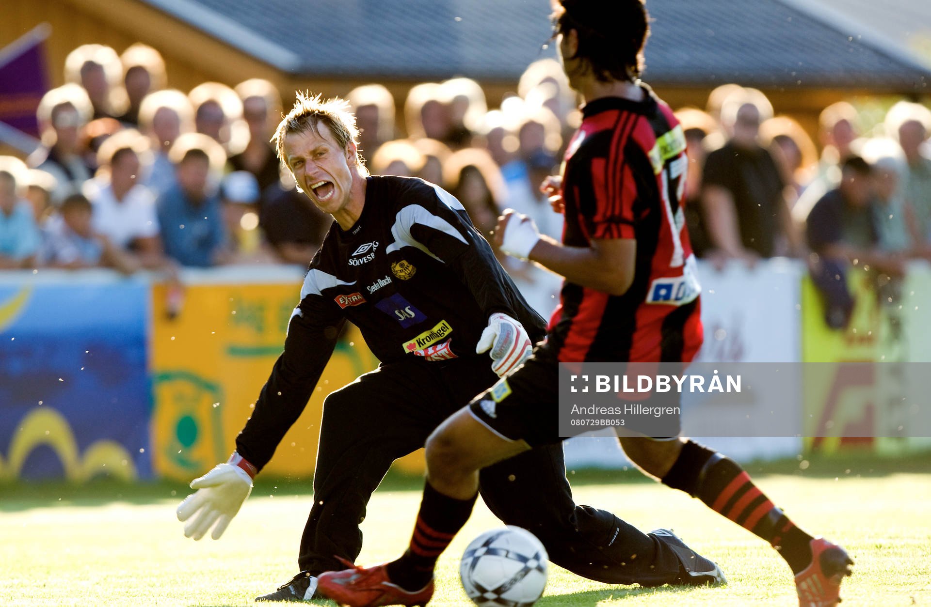 Mattias Asper, målvakt och Sinan Ayranci