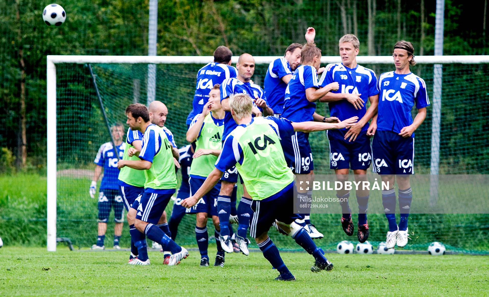 Göteborg tränar försvar mot frisparkar