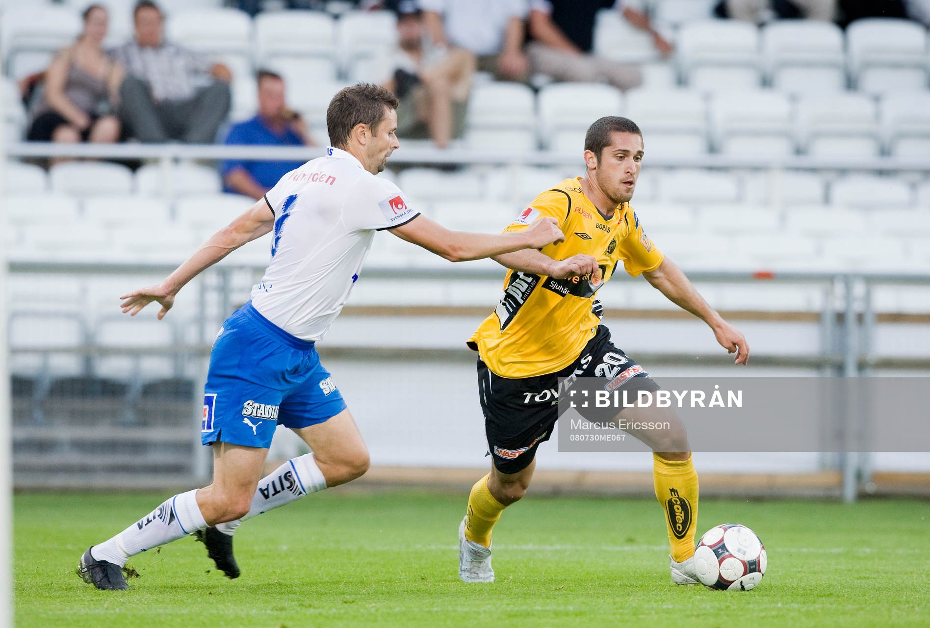 Kristoffer Arvhage, IFK Norrköping, och Emir Bajrami,