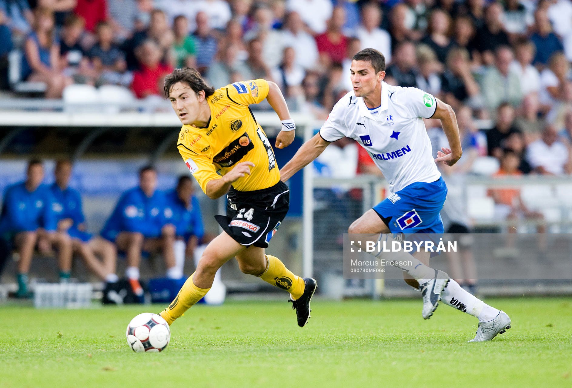 Stefan Ishizaki, Elfsborg, och Felix Magro, IFK Norrköping