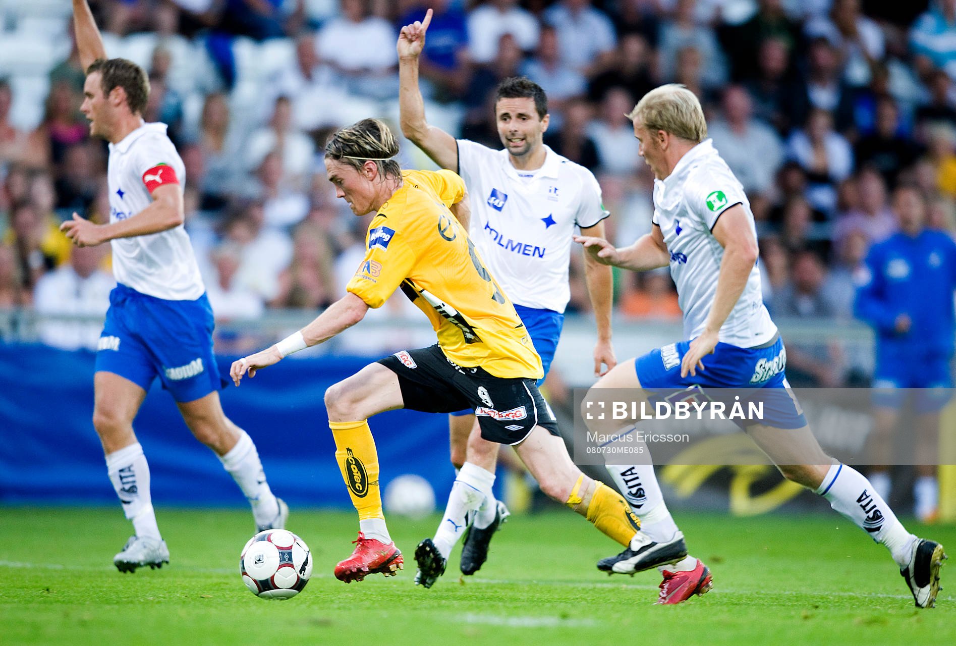 Lars Nilsson, Elfsborg, rycker ifrån IFK Norrköpings