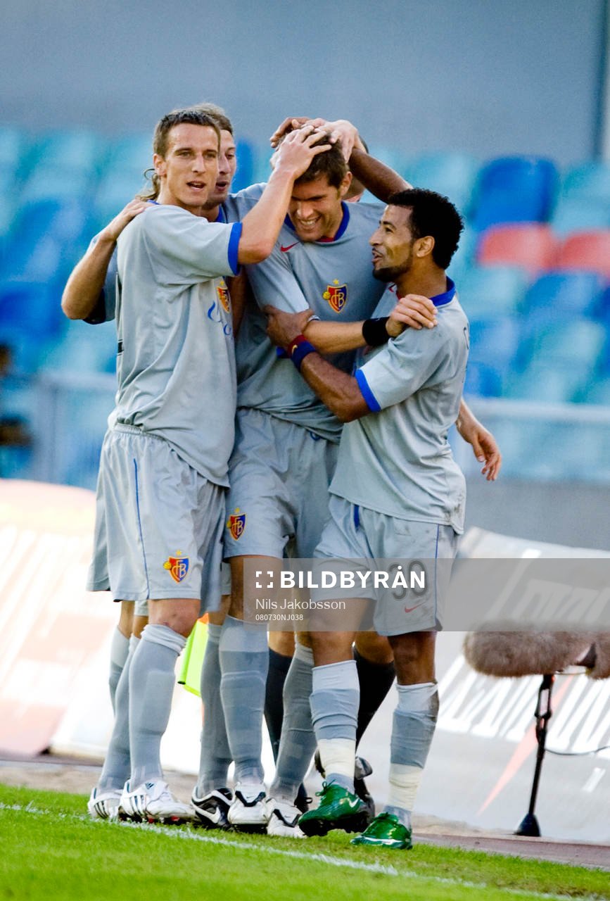 Benjamin Huggel, FC Basel, jubel